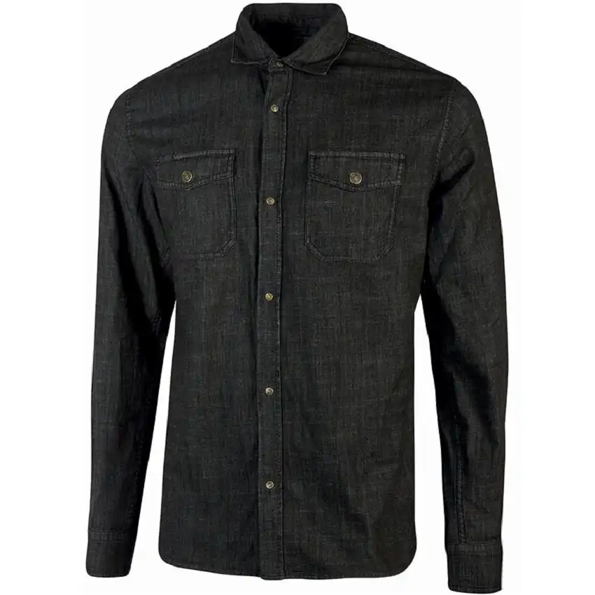 Jeanshemd lang "MAPLE" Exciting in black carbon, S (DE size: XS) - Bild 1