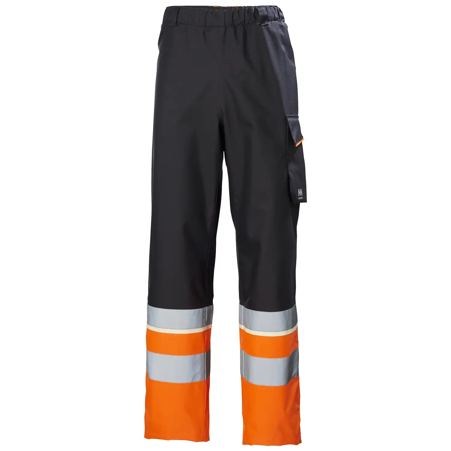 Warnschutz Regenhose Kl. 1 "UC-ME" Nachtleuchtend in orange/schwarz, L - Thumbnail 1