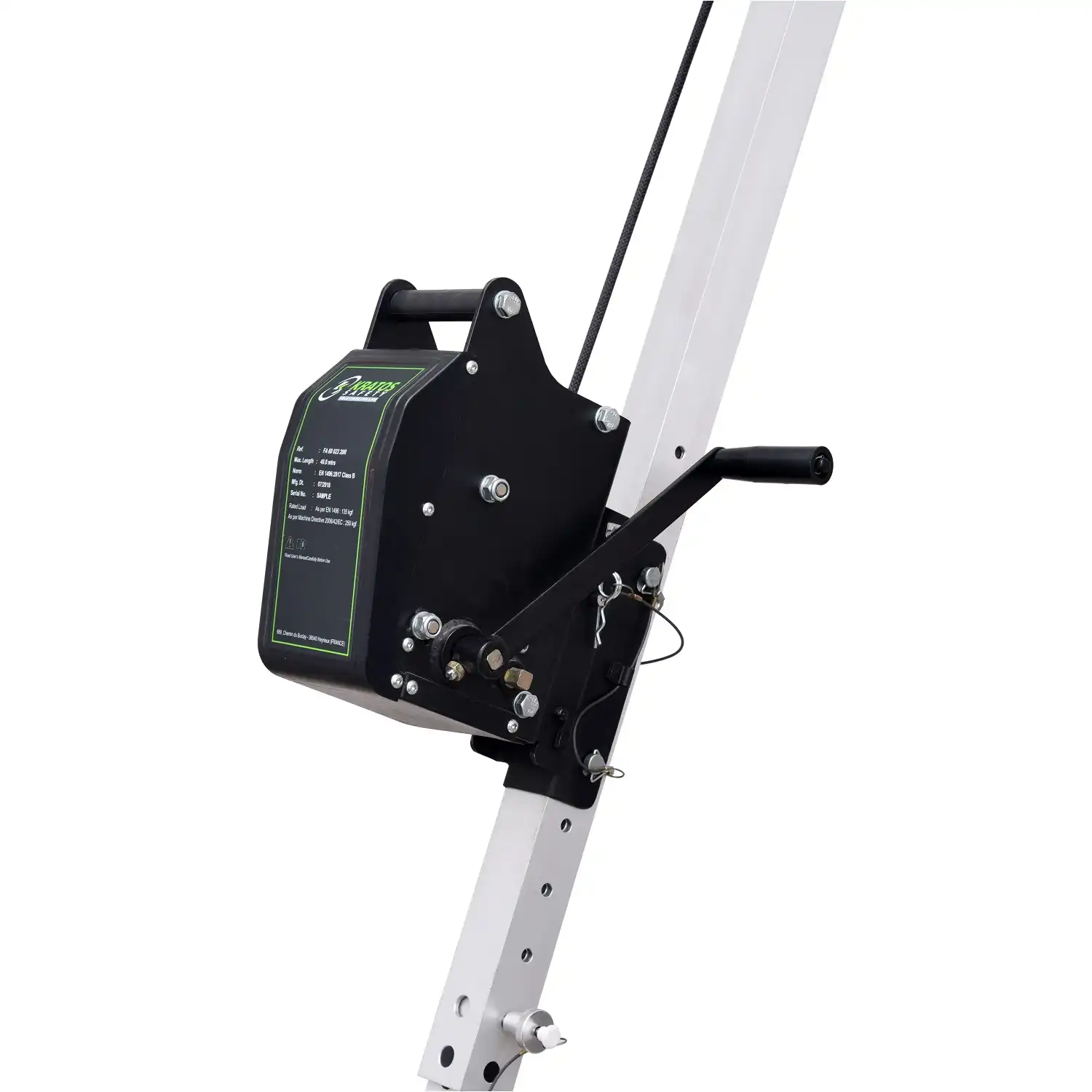 Arbeits- und Rettungswinde 20m "BELEM" für Dreibein - Bild 1