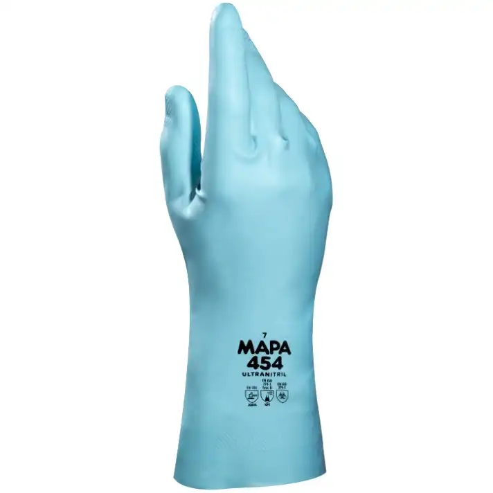 Synthetikmaterial Handschuhe "OPTIMO" türkis in 7 (S) - Bild 1