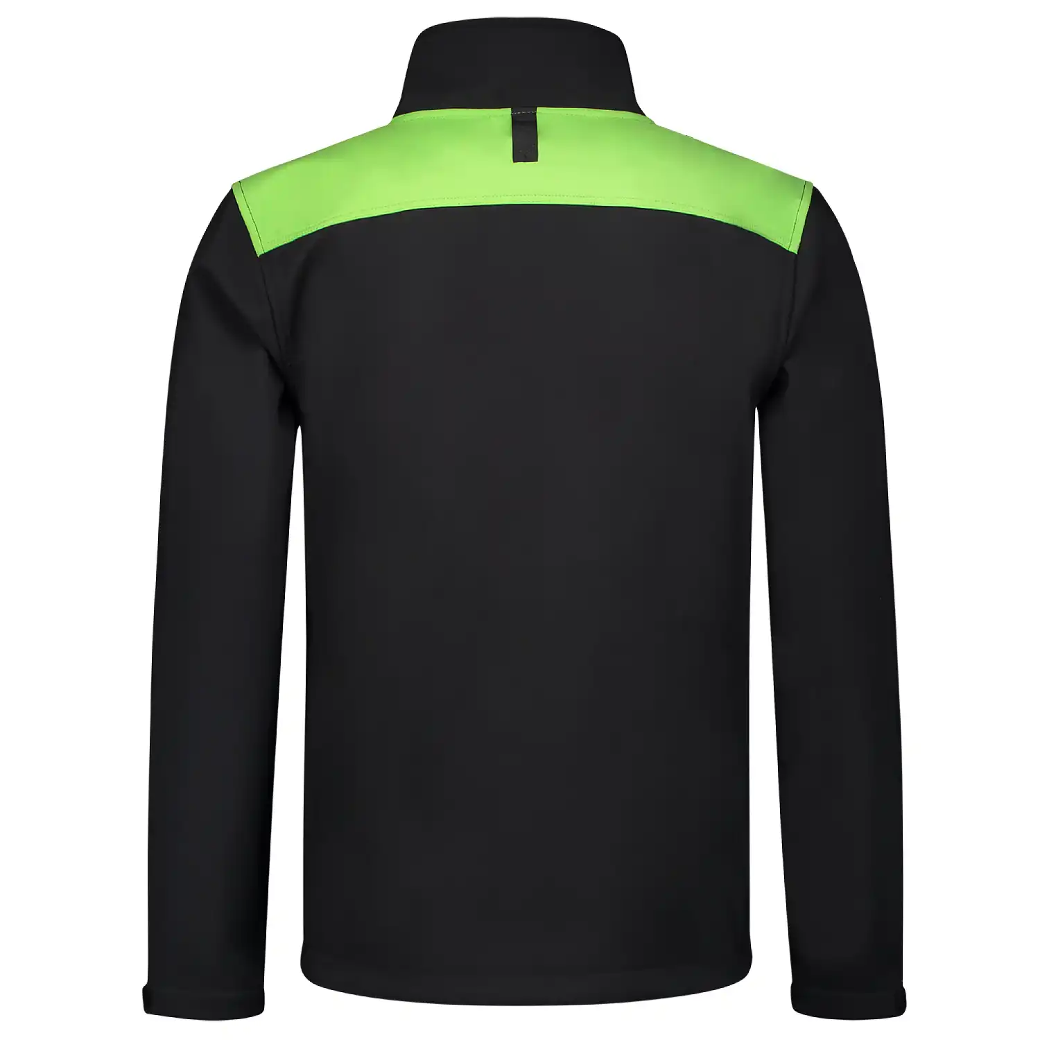 Softshelljacke Bicolor "402021" Workwear in XS, black/lime - Thumbnail 2