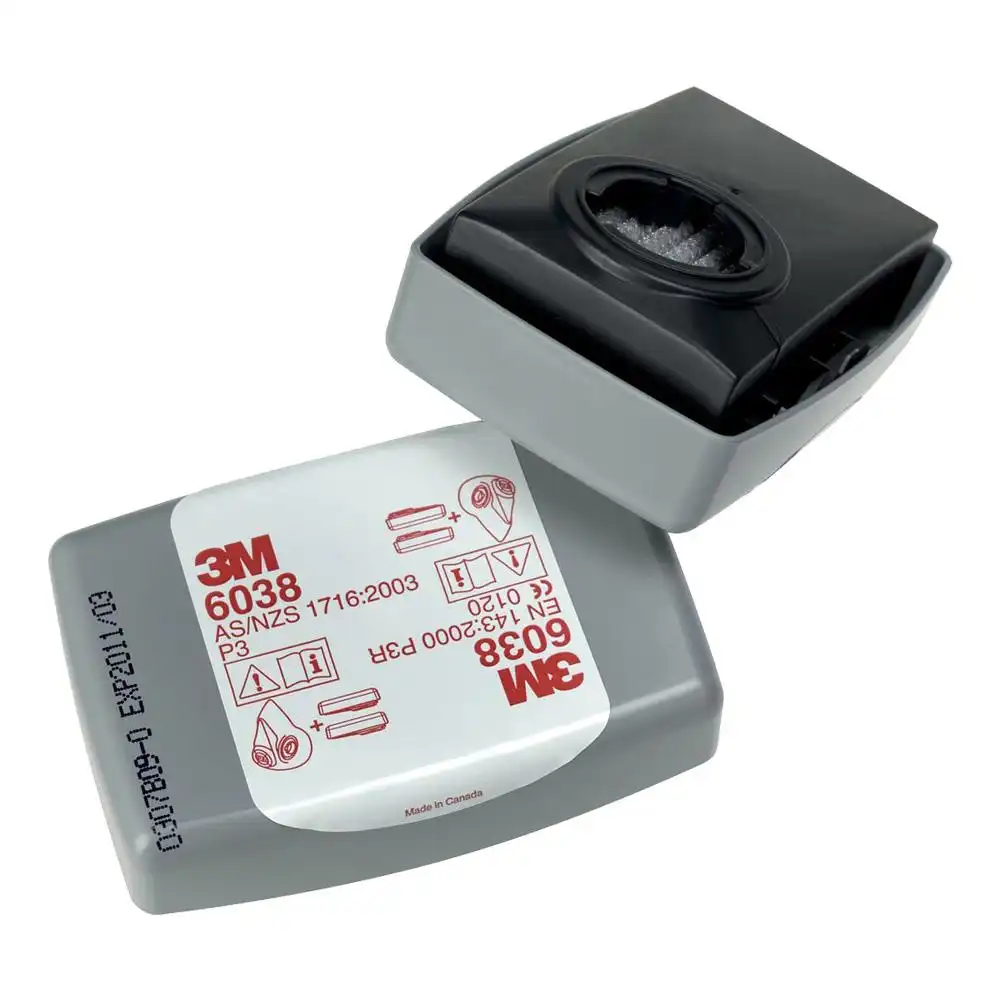 Partikelfilter "6038" P3R mit Aktivkohle gegen feste und flüssige Partikel, Gase und Dämpfe - Bild 1