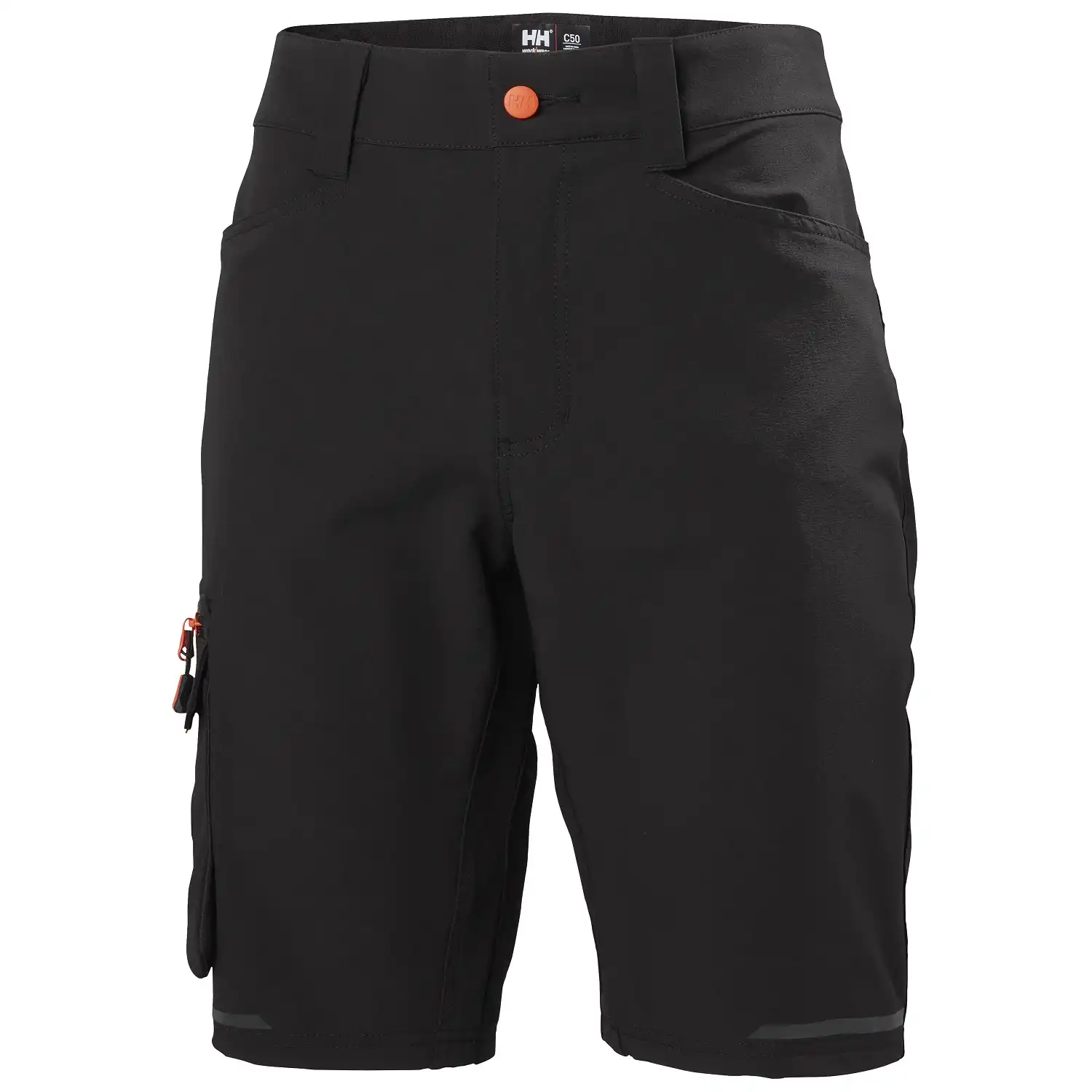 Stretch Serviceshorts "KENSINGTON" in schwarz, C66 - Thumbnail 1
