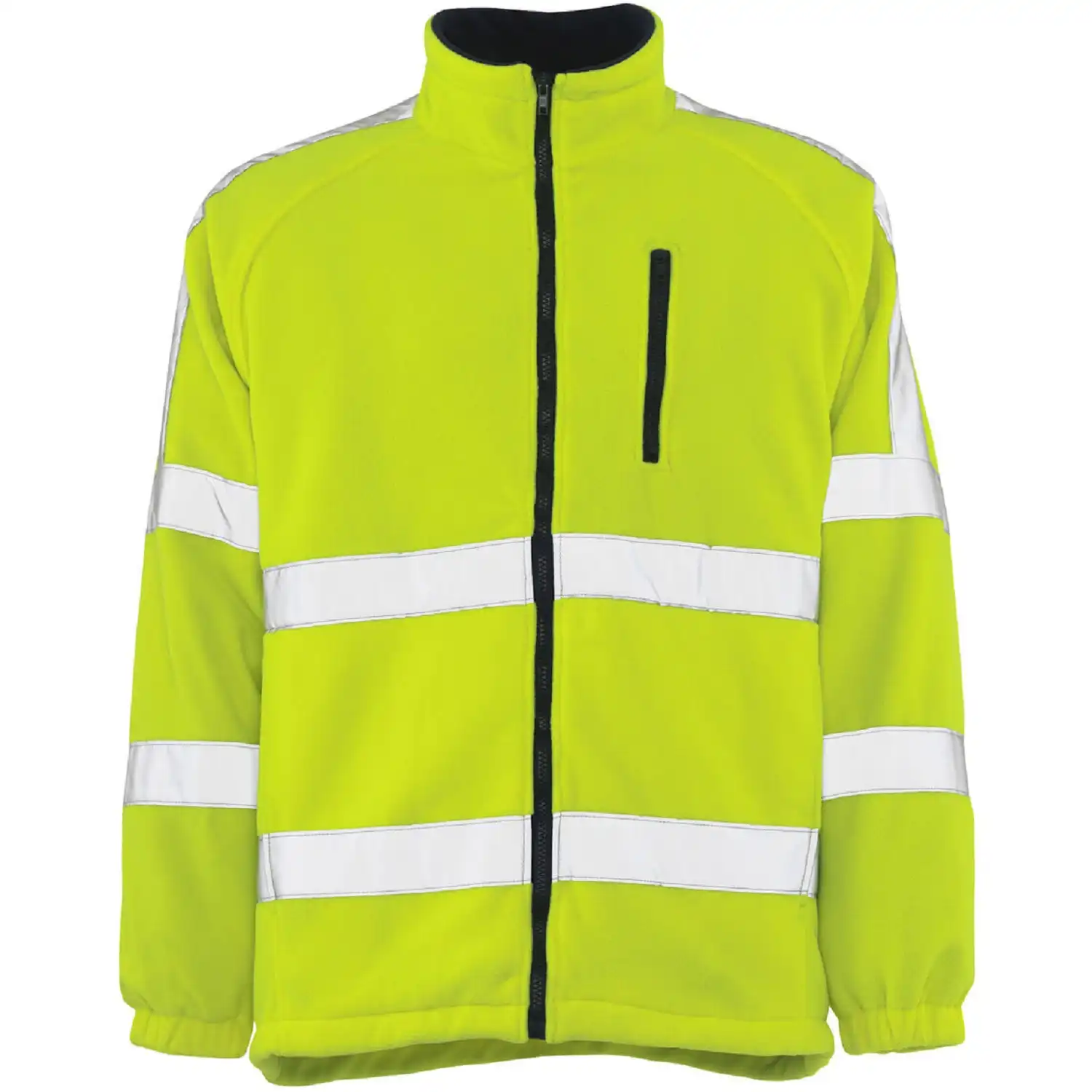 Warnschutz Fleecejacke "SALZBURG" Safe Artic in flourgelb, XS - Bild 1