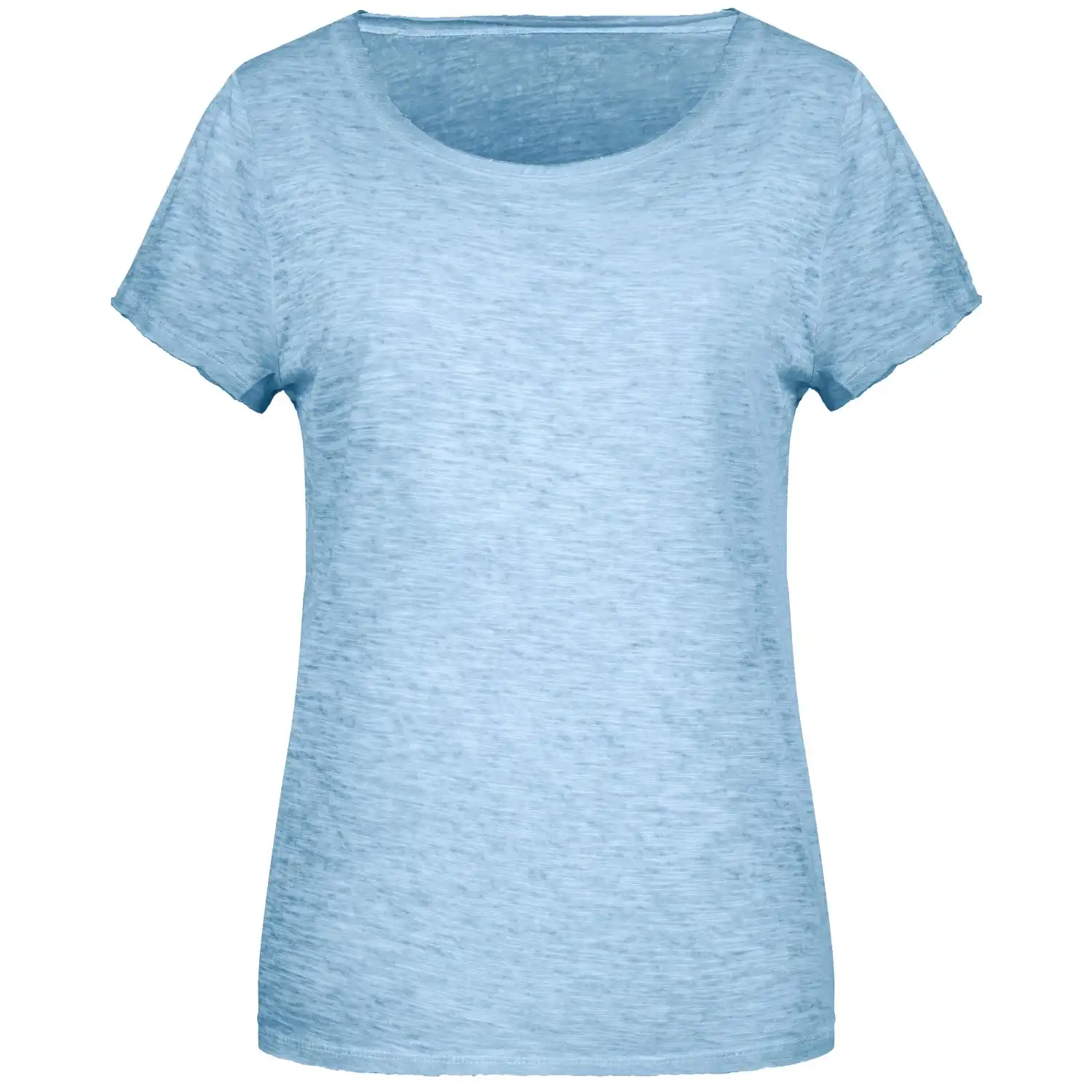 Damen Slub T-Shirt "8015" in horizon-blue, S - Bild 1
