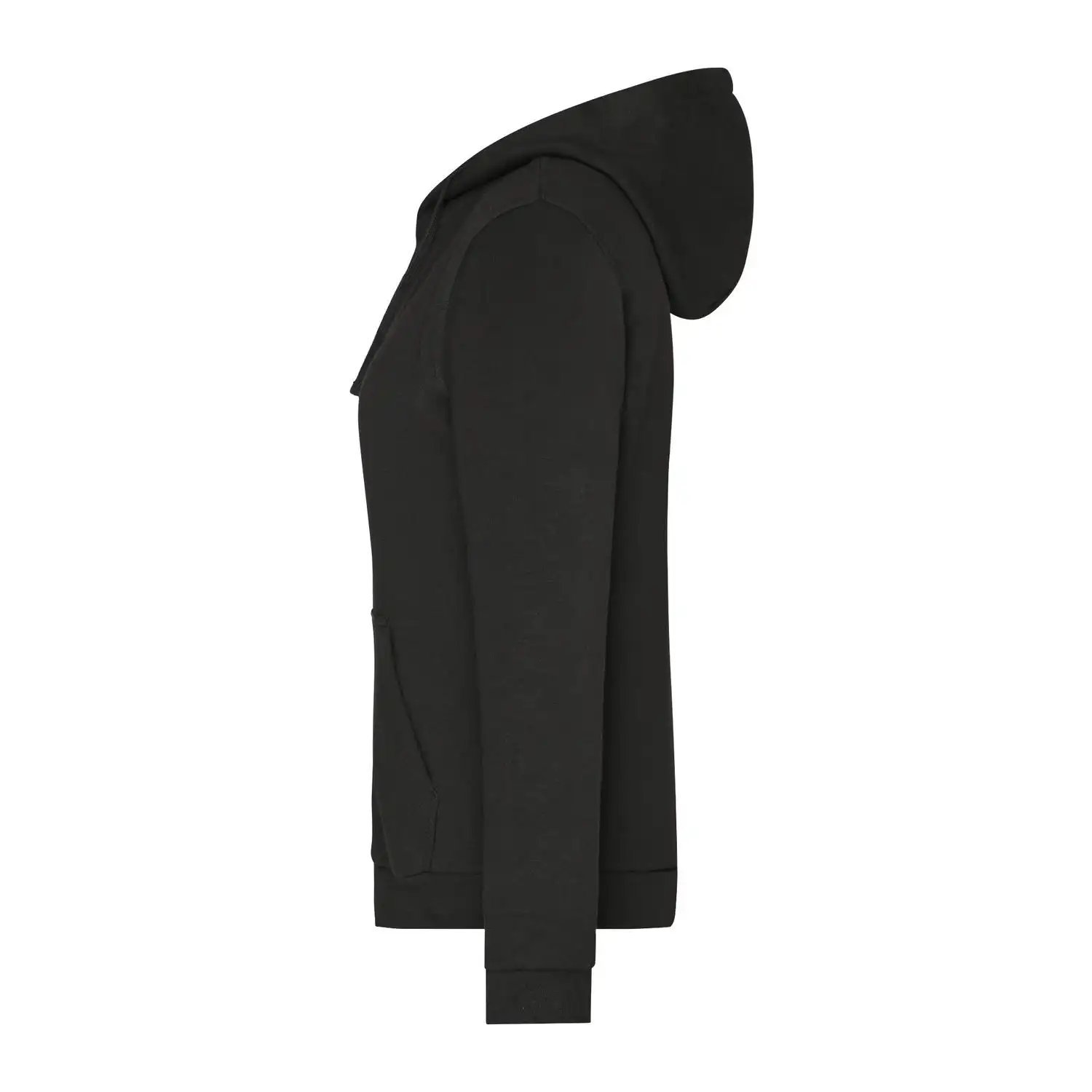 Ladies' Promo Zip Hoody in black, L - Thumbnail 2