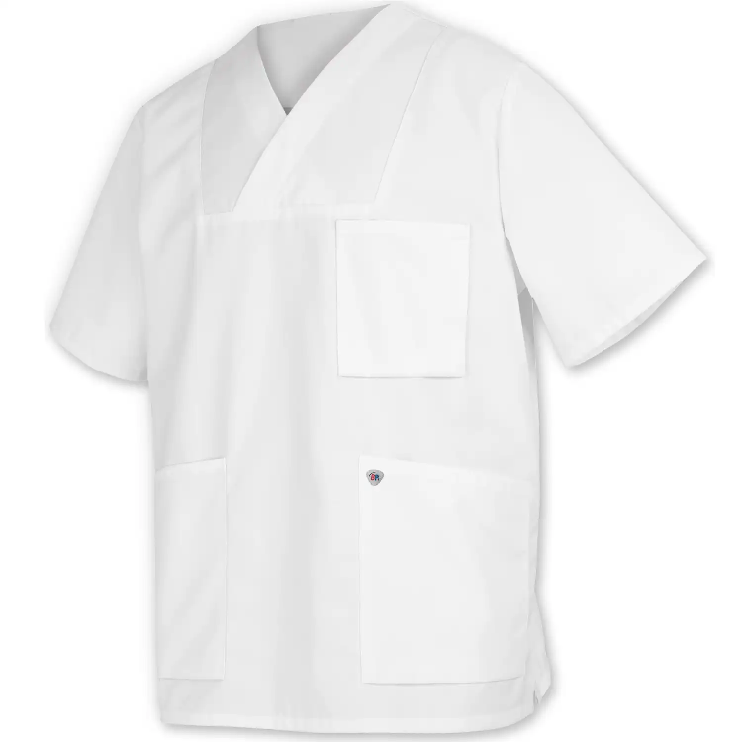 Schlupfkasack "1653-400" 65% Polyester Med & Care weiß in L - Thumbnail 1