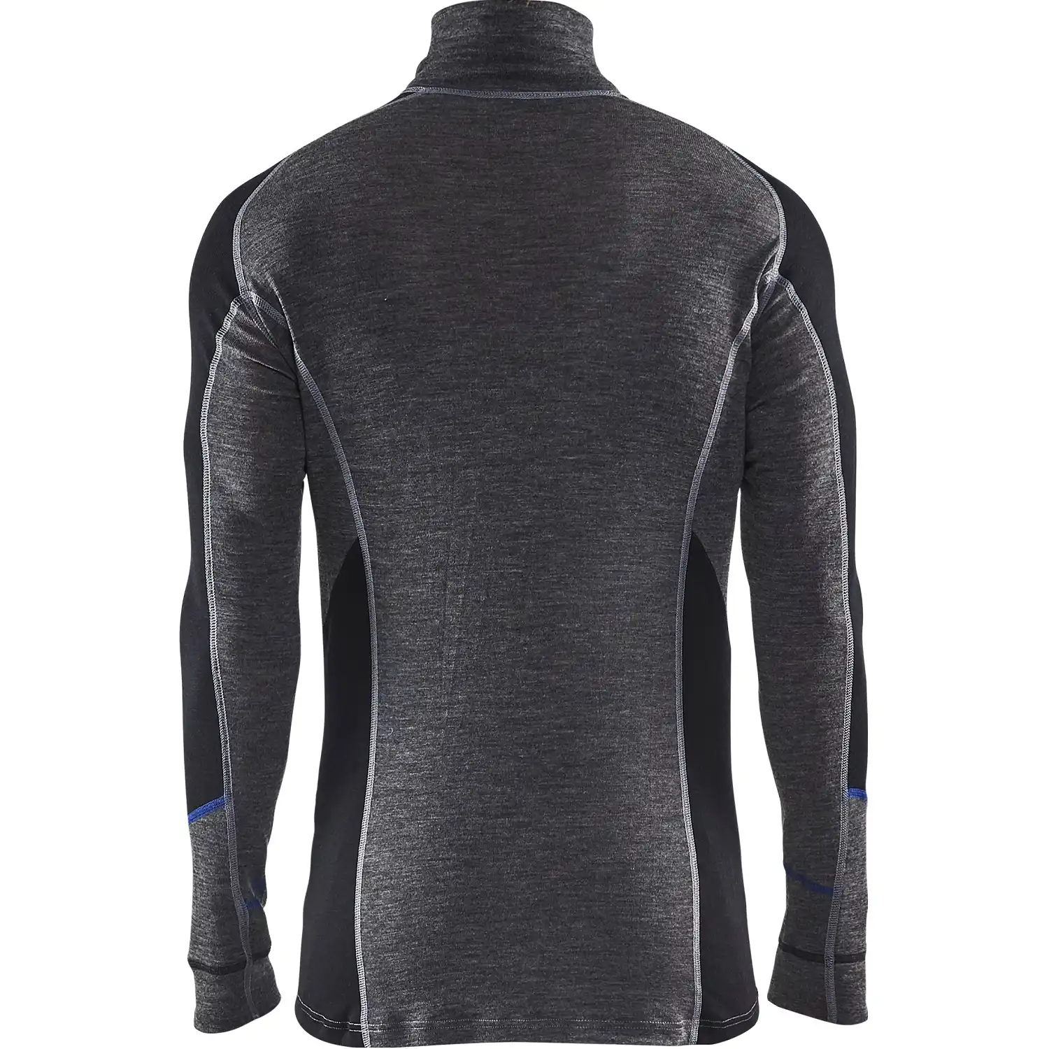 Merino Zip-Unterhemd lang "4899" WARM in 4XL - Thumbnail 2