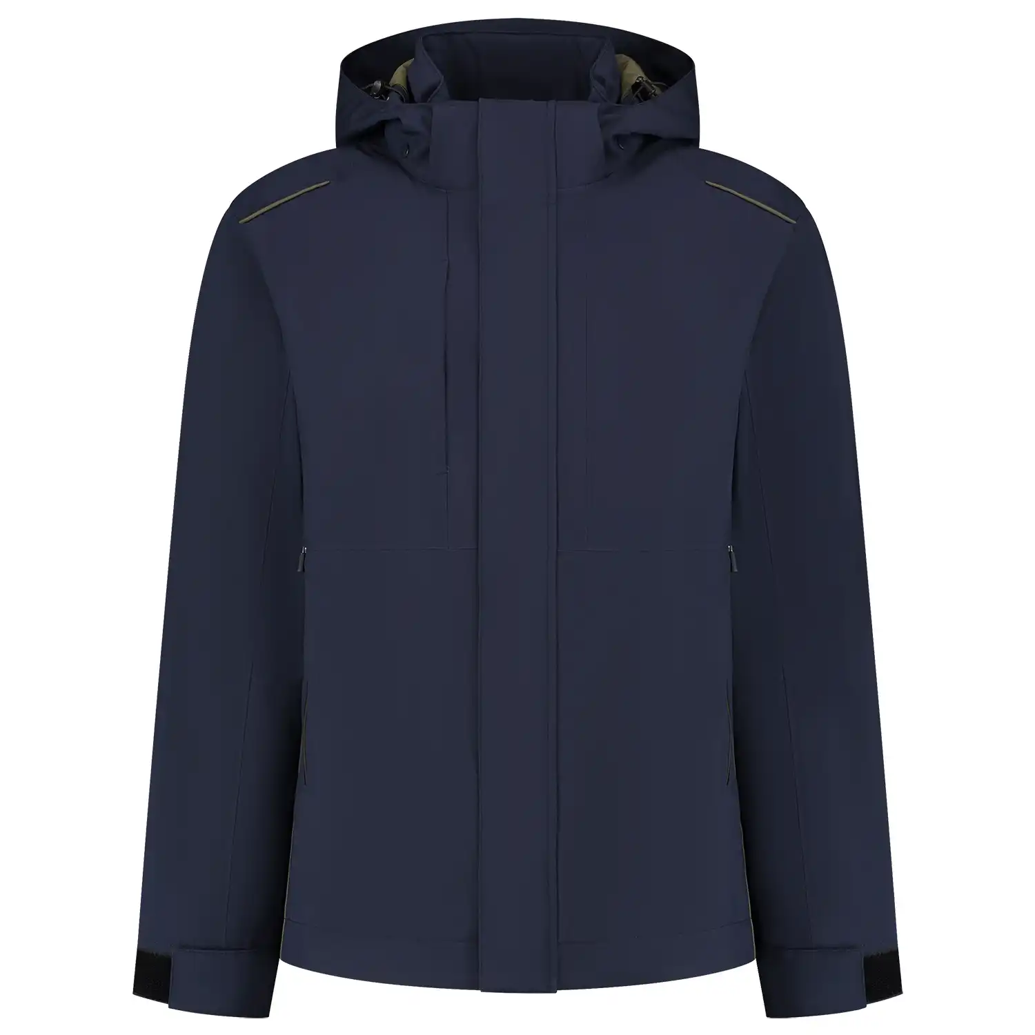 Winterjacke "402703" Accent in XS, ink/army - Thumbnail 1
