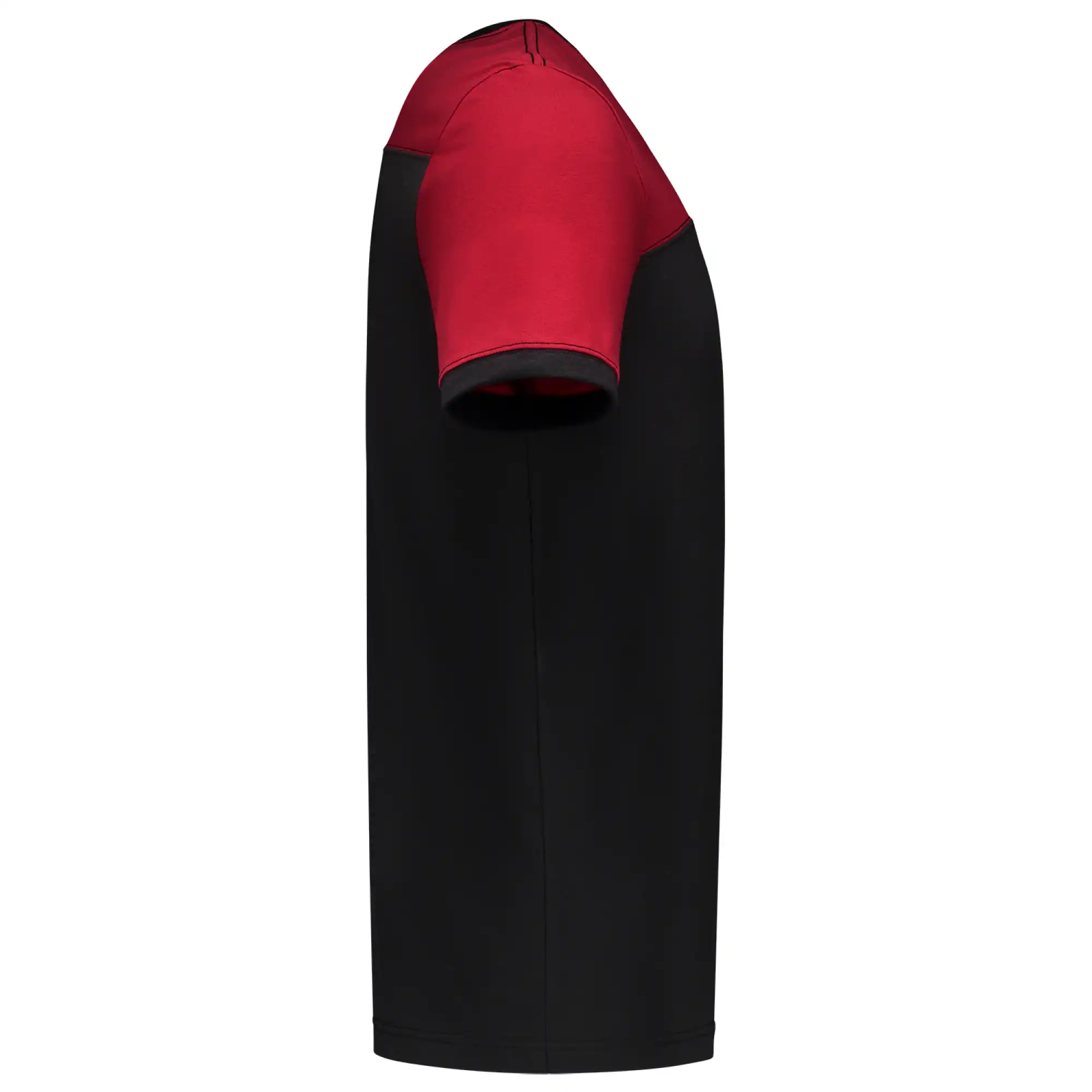 T-Shirt Bicolor "102006" Workwear in black/red, M - Thumbnail 4