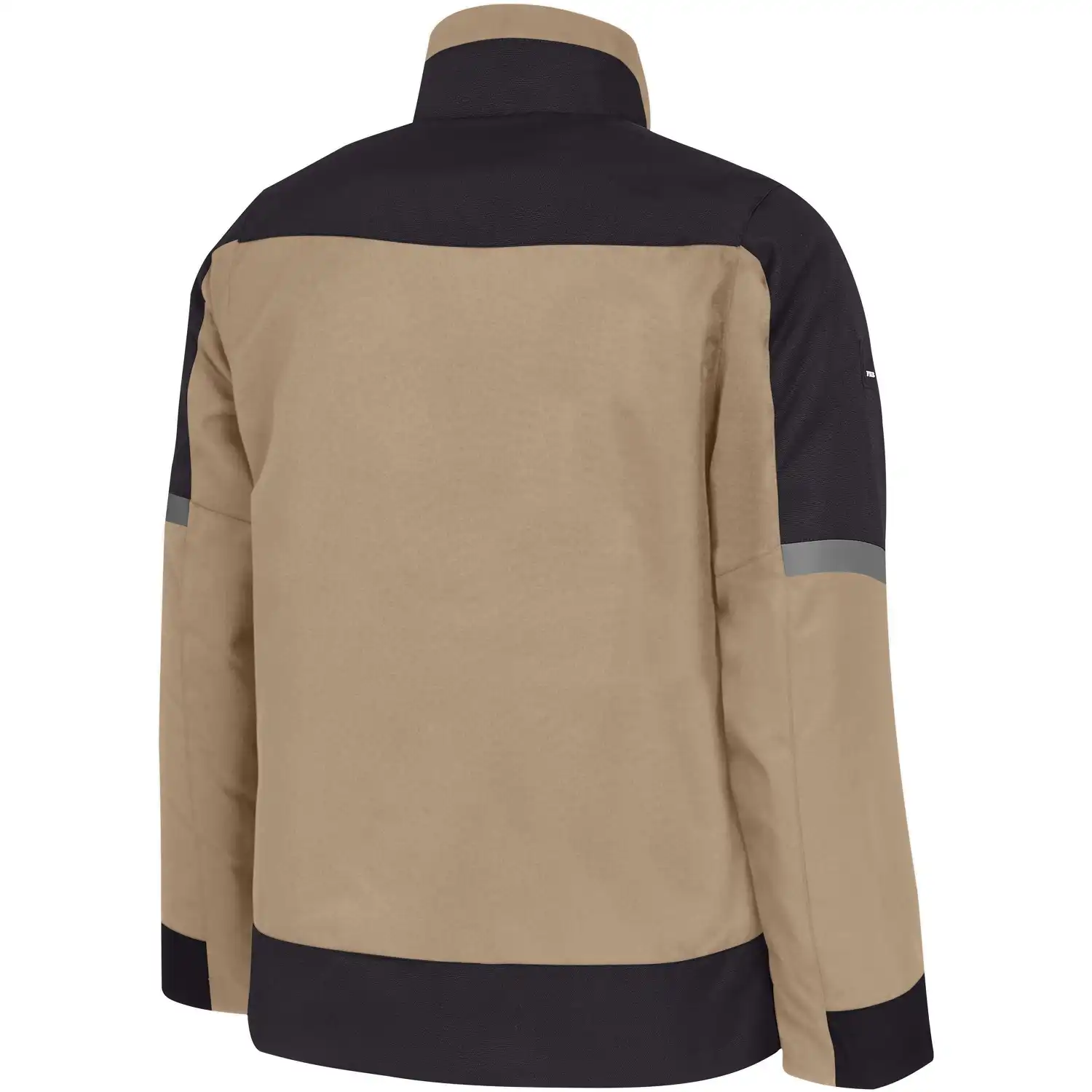 Arbeitsjacke "LARS" in beige/schwarz, XXL - Thumbnail 2