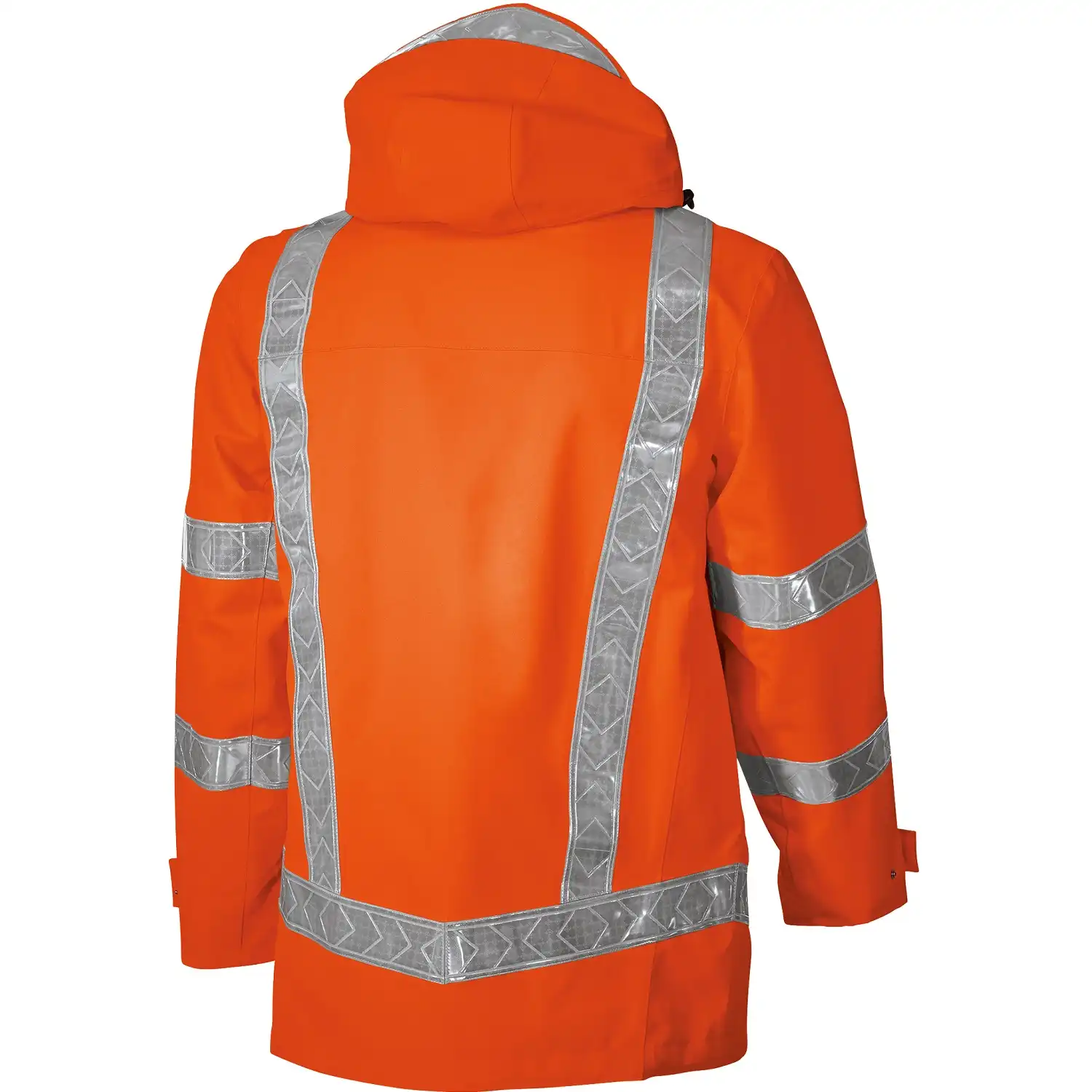 Warnschutz Regenjacke "2120-880" Hi-Vis Comfort in warnorange, S - Thumbnail 2