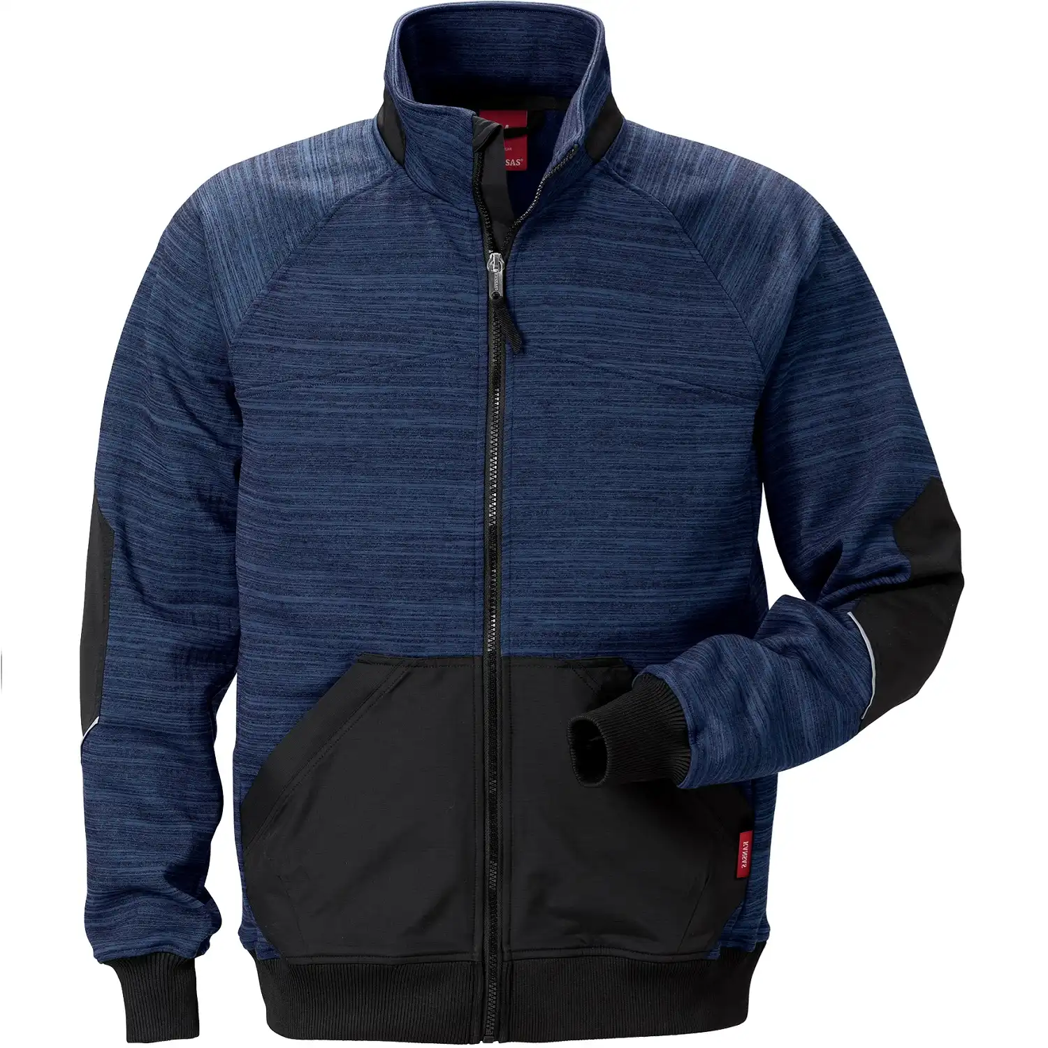 Sweatjacke "7052 SMP" in blau/schwarz, XXS - Bild 1