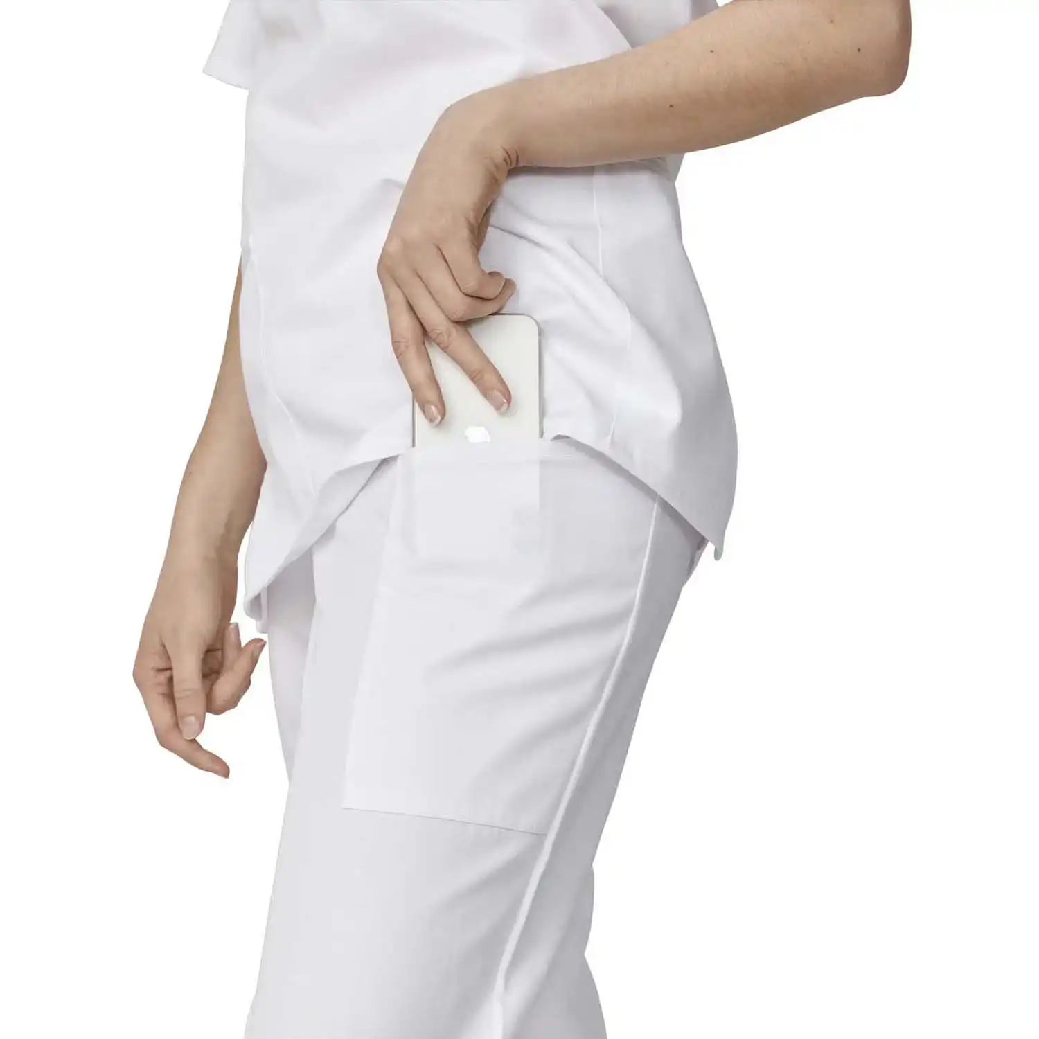 Unisex Schlupfhose "16525" Comfy Fit in 4XL, Weiß - Thumbnail 5