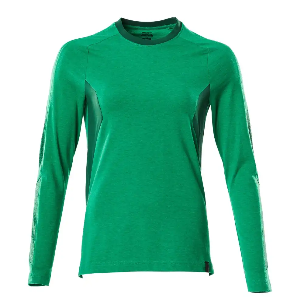 Damen Langarmshirt "ACCELERATE" in grasgrün/grün, XS - Thumbnail 1