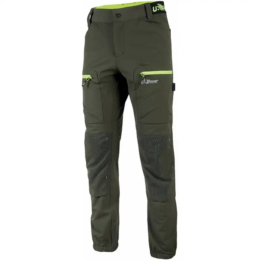 Stretch Servicehose "HORIZON" U-Supremacy in dark green, XS (DE size: XXS) - Thumbnail 1