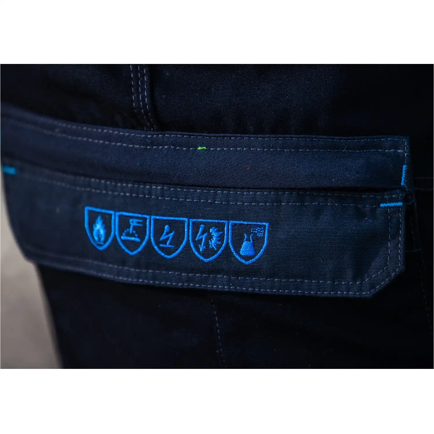 Multinorm Bundhose "FR402" WX3 FR schwarz in 30 (EU 46) - Thumbnail 4