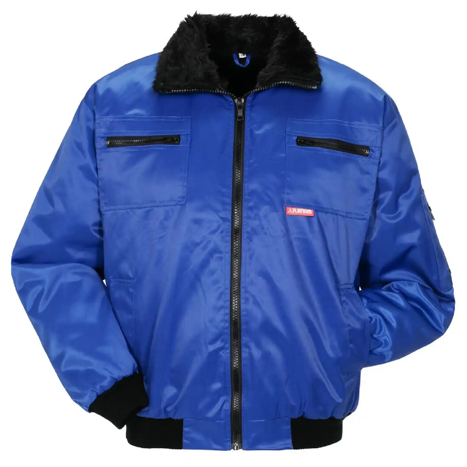 Winter-Pilotenjacke "GLETSCHER" Outdoor in kornblau, L - Bild 1