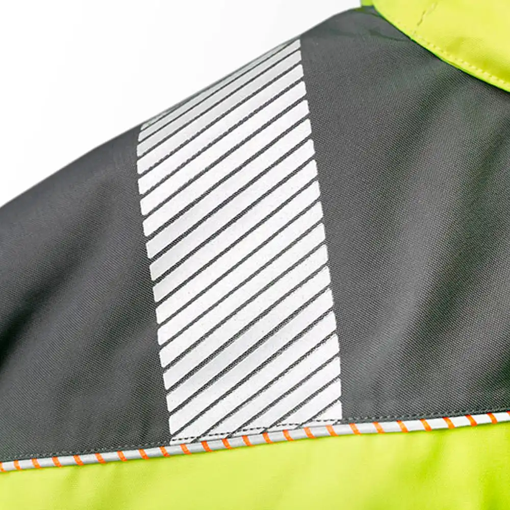 Warnschutz-Winterjacke 2in1 "RUFUS"Gelb/Grau in L - Thumbnail 3