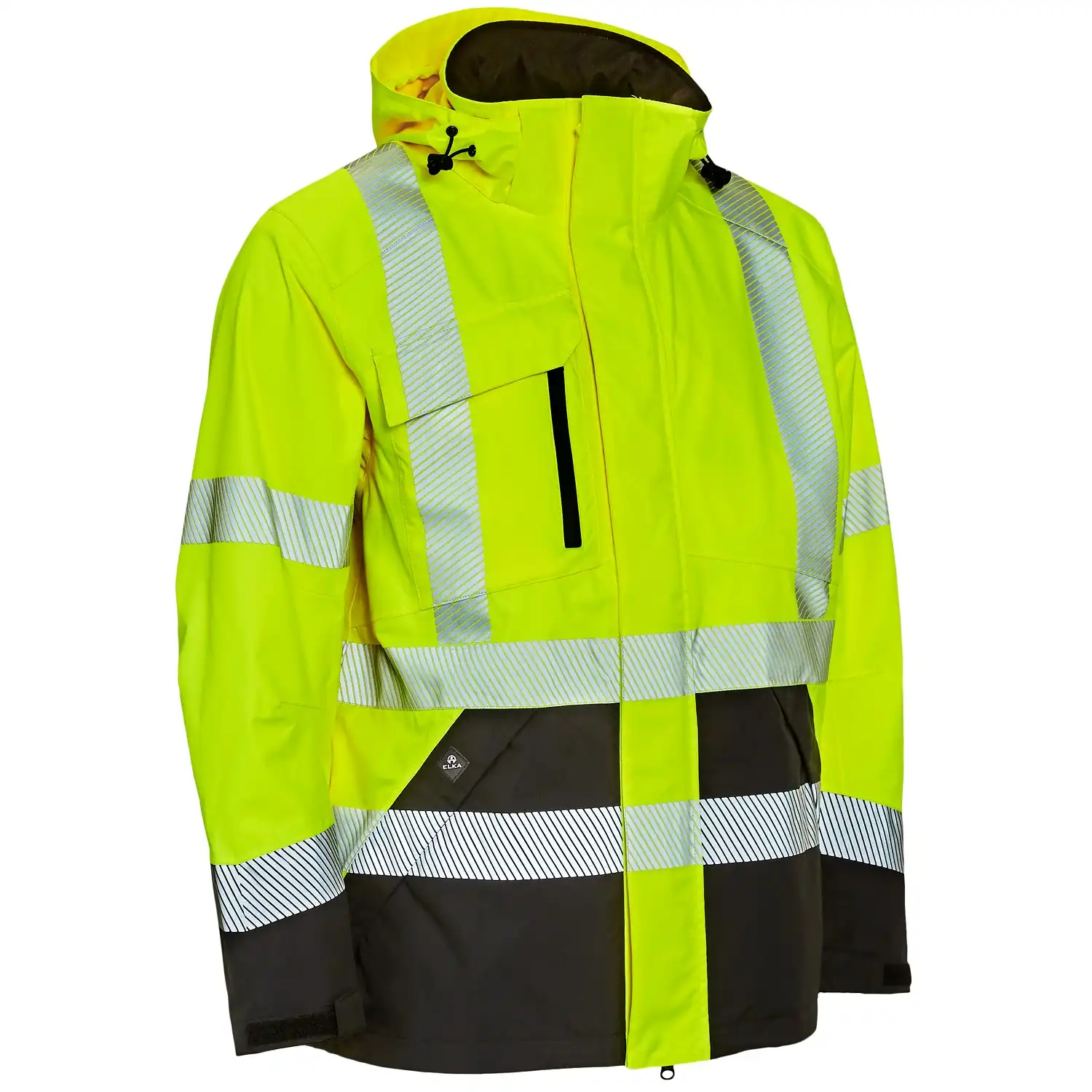 Warnschutz Stretch Regenjacke "186000R" Visible Xtreme Kl. 3 in fluorgelb, 5XL - Bild 1