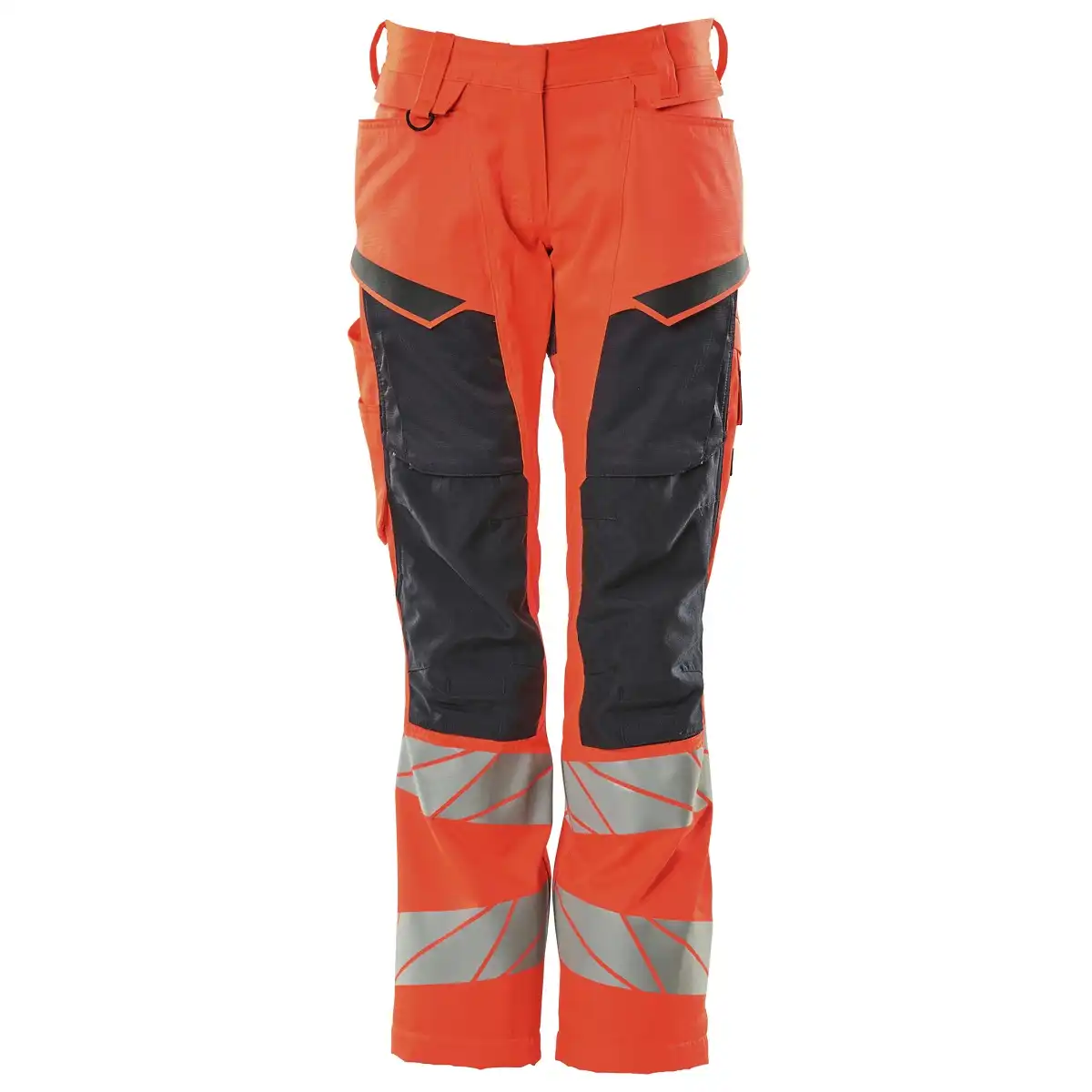 Damen Warnschutz Bundhose Kl. 2 "ACCELERATE SAFE" Diamond in rot/schwarzblau, 82C44 (EU 44) - Thumbnail 1