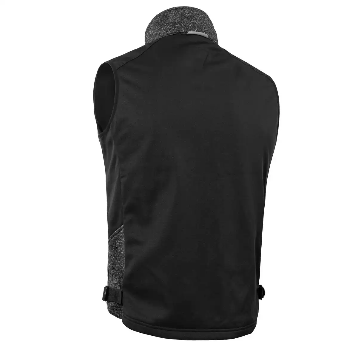 Strick-Fleeceweste "PROTECTANO" in schwarz/meliert, XL - Thumbnail 2