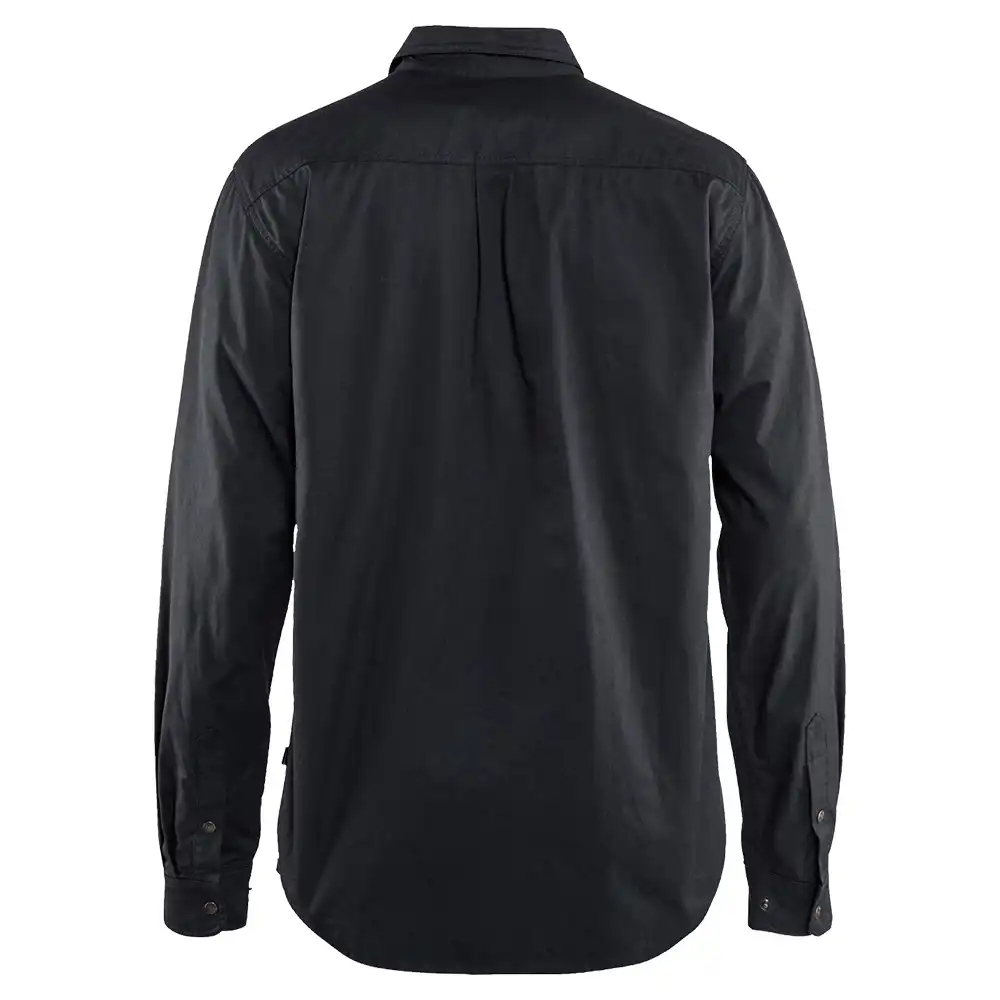 Baumwoll-Arbeitshemd "3297" langarm in schwarz, 3XL - Thumbnail 2