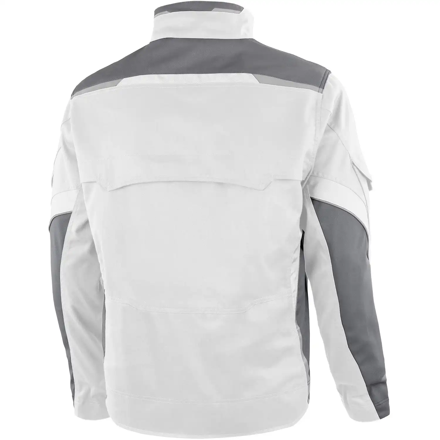 Bundjacke "IRON" in weiß/grau, 6XL - Thumbnail 2