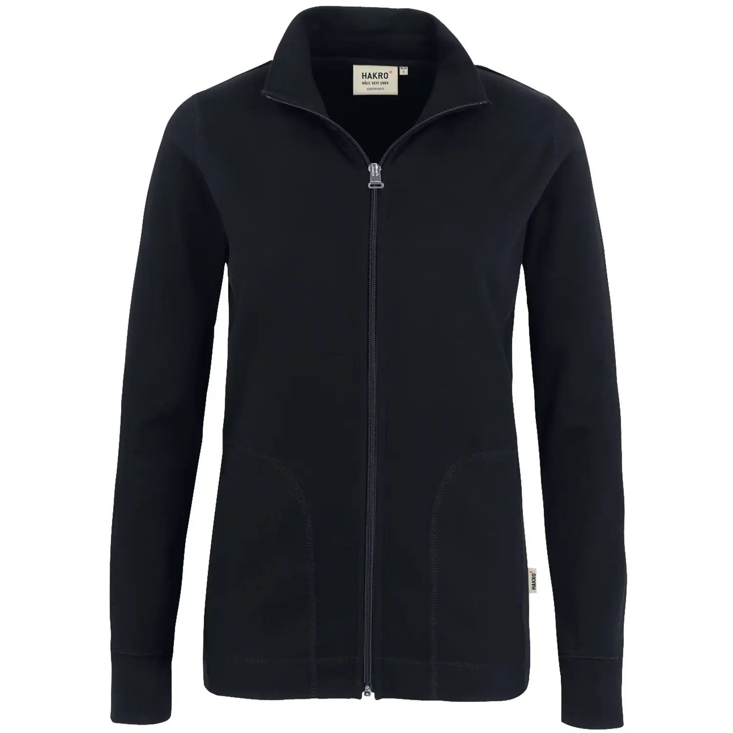 Damen Casual-Jacke "INTERLOCK" 227 in schwarz, S - Bild 1