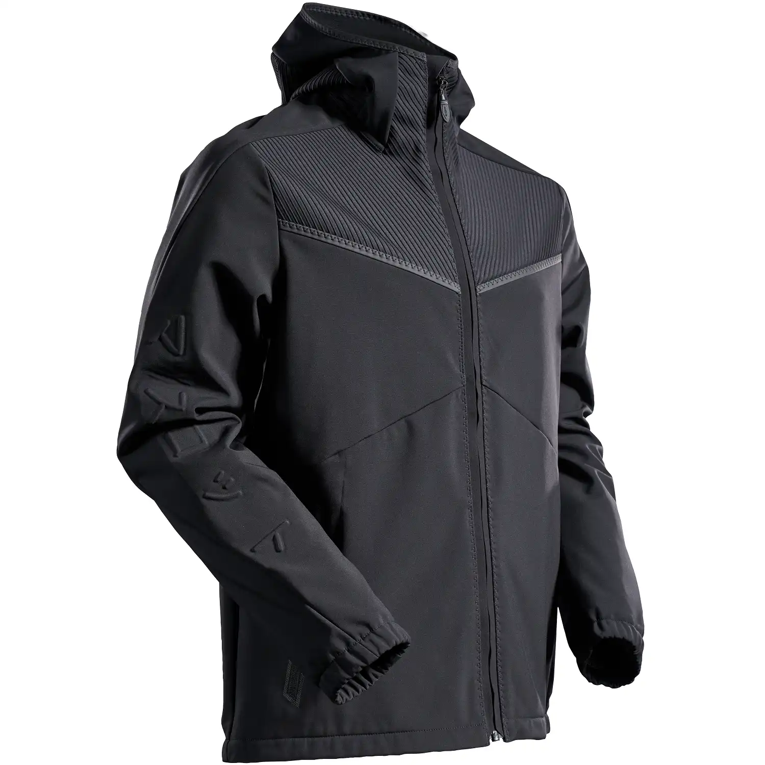 Softshelljacke "22102-649" Customized in schwarz, XXL - Bild 1