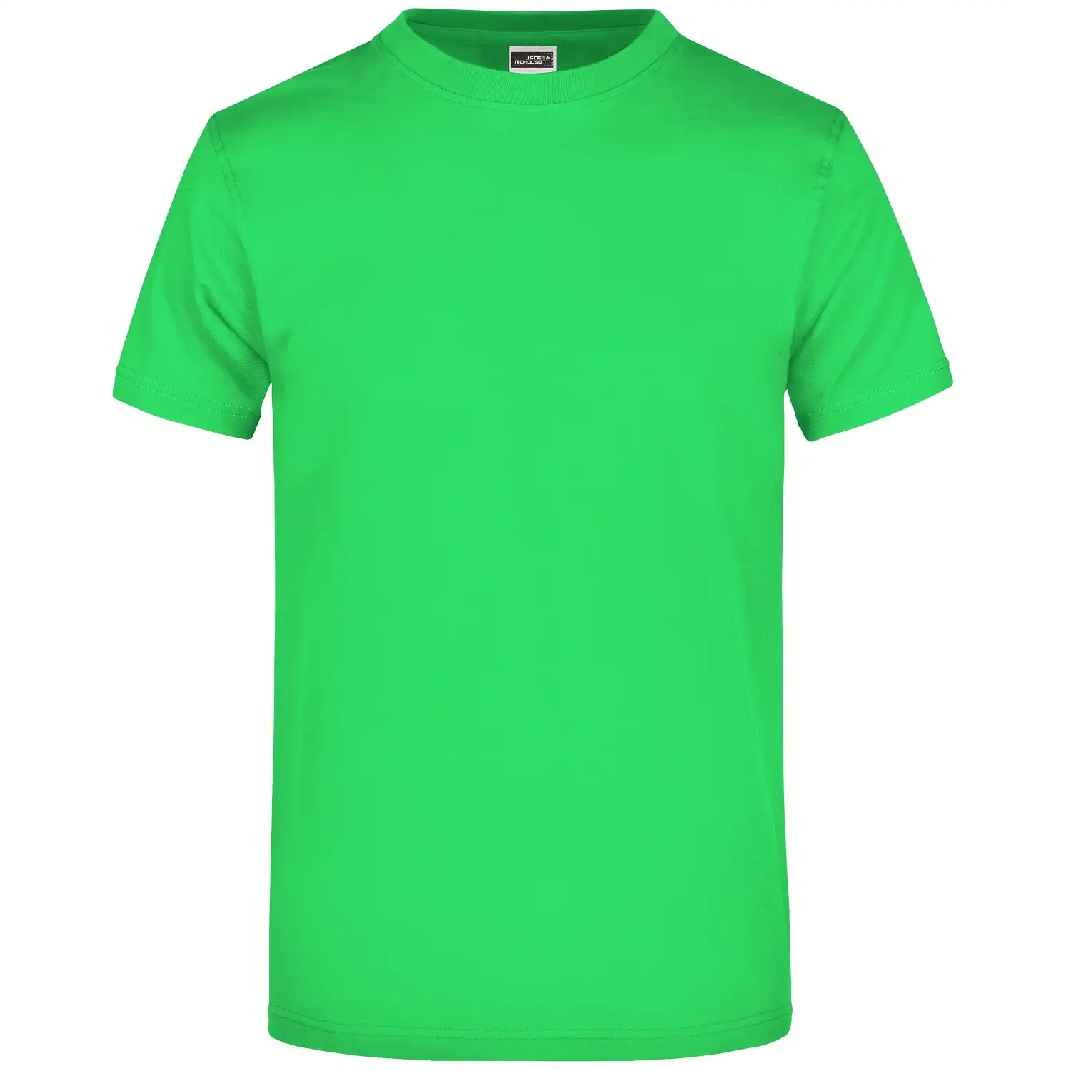 T-Shirt Round-T Heavy "JN002" in lime-green, L - Thumbnail 1