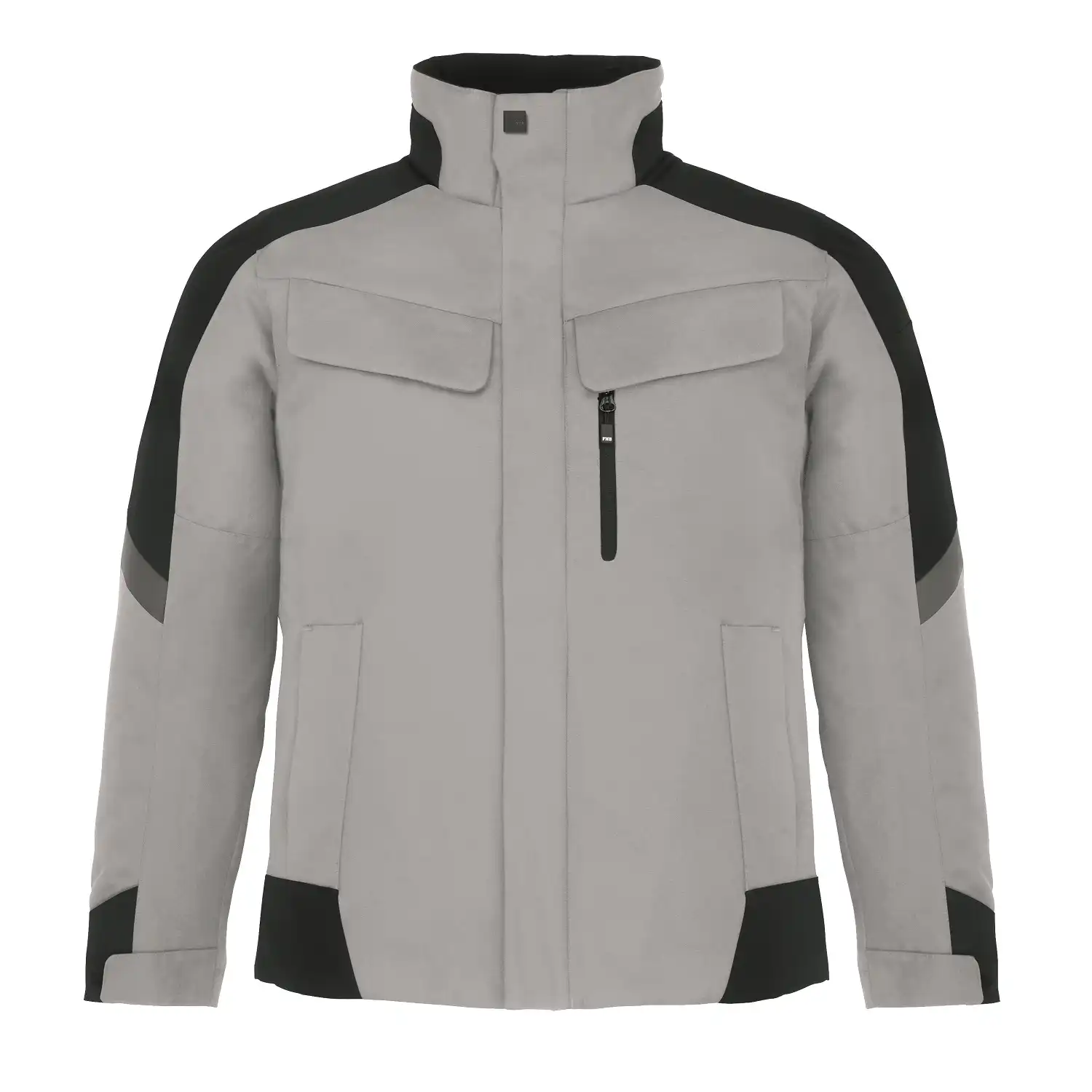 Arbeitsjacke "LARS" in grau/schwarz, L - Thumbnail 1