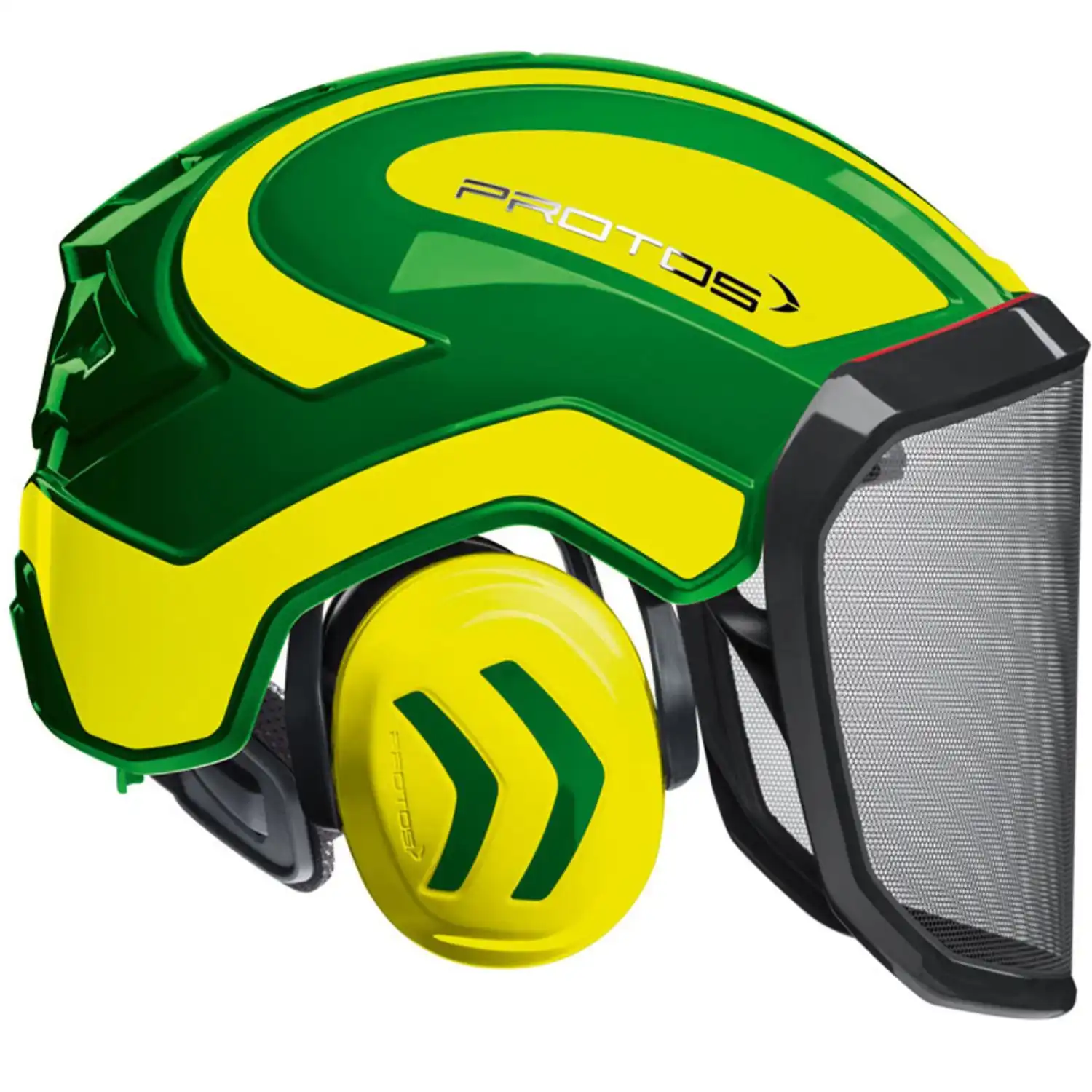 Forsthelm "INTEGRAL FOREST" fein F39 in grün/neongelb - Thumbnail 1