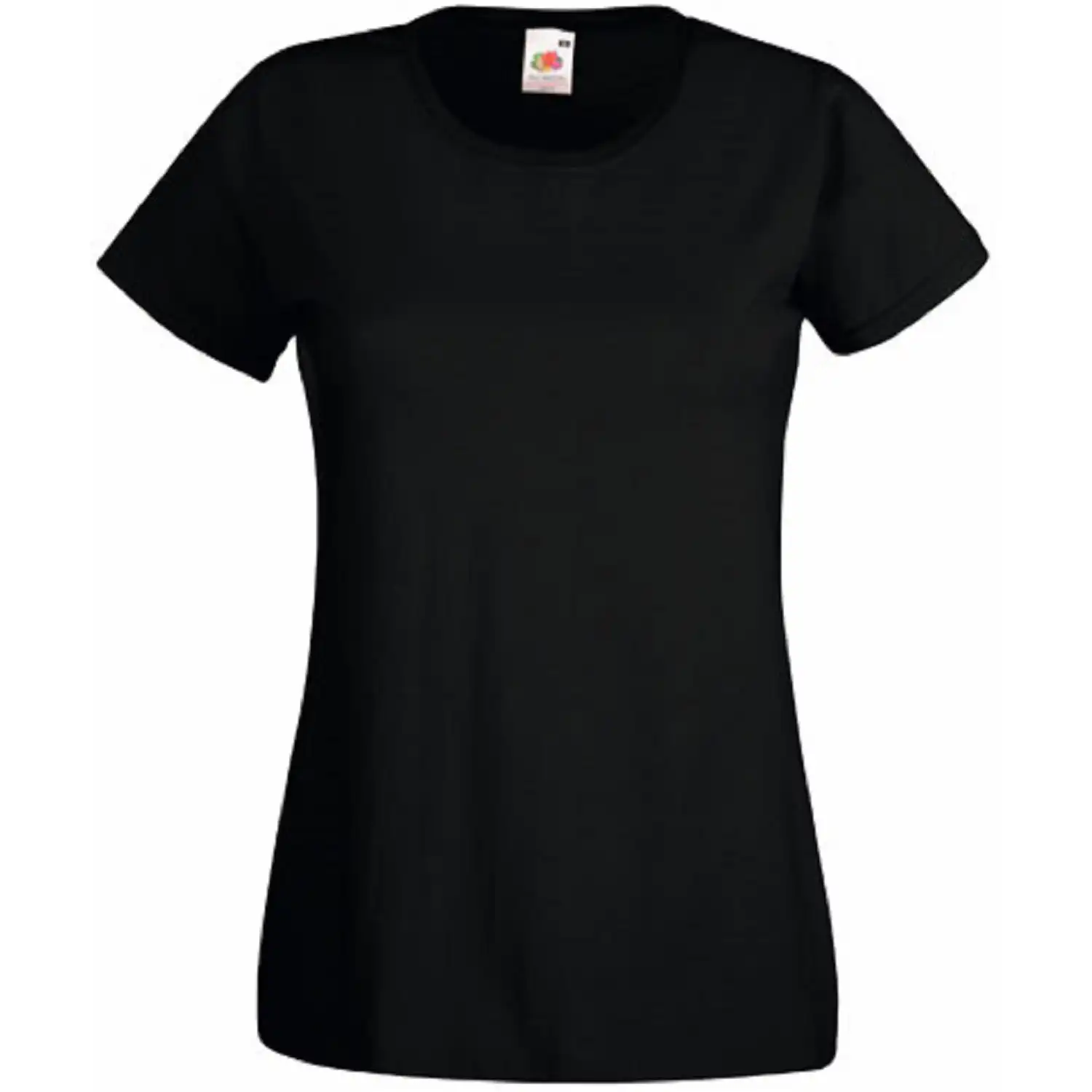 Damen T-Shirt "F288N" 100% Baumwolle Valueweight in black, M - Bild 1