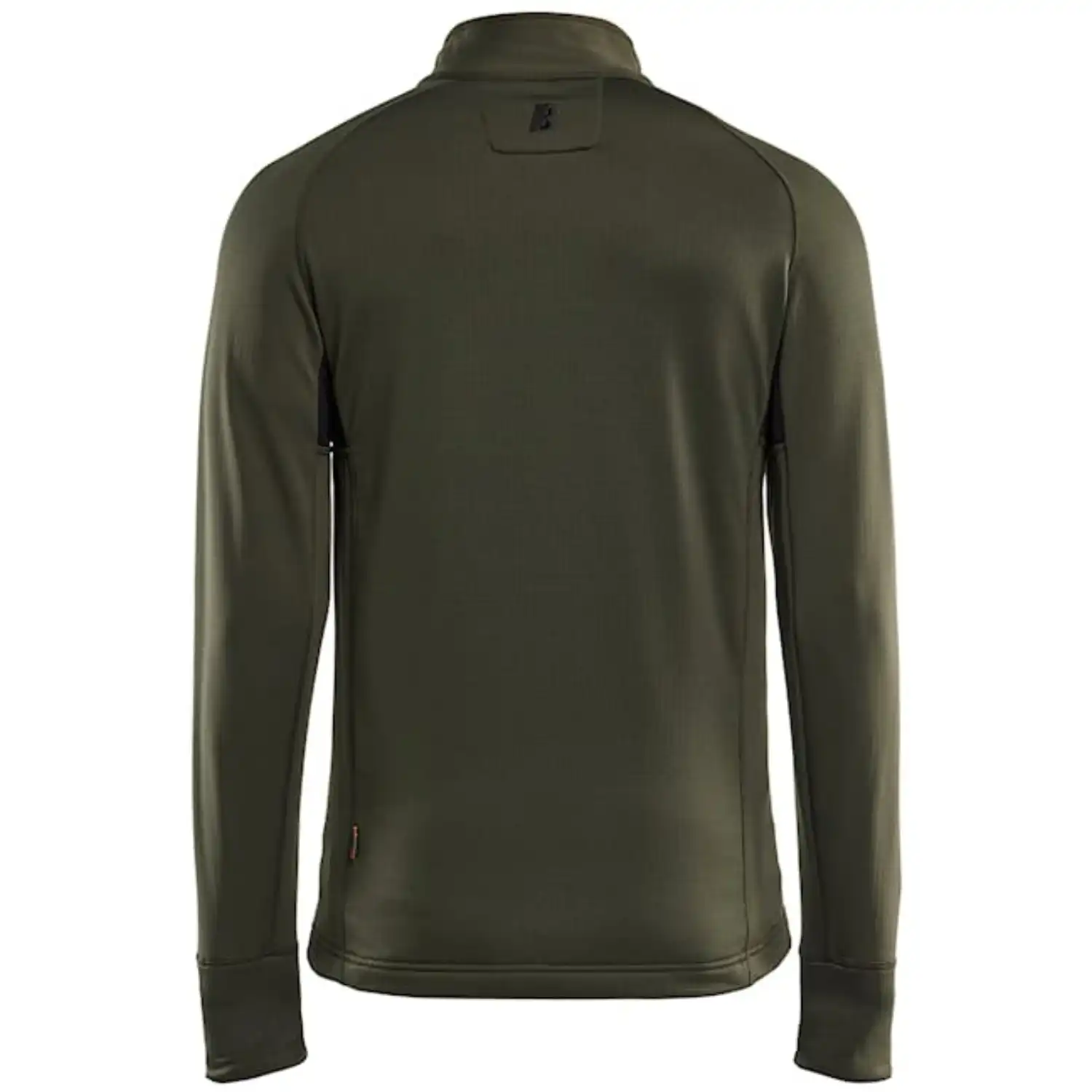 Fleecejacke "STRIKER" in waldgrün/rost, M - Thumbnail 4