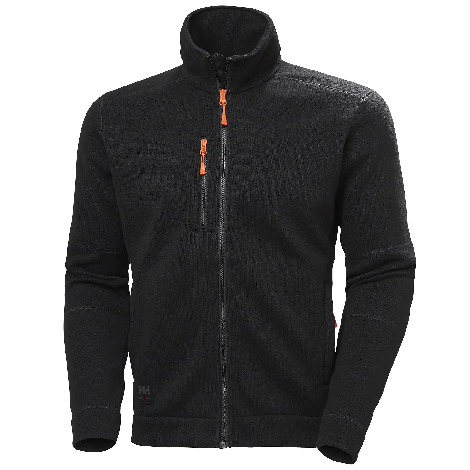 Strick-Fleecejacke "KENSINGTON" in schwarz, XXL - Thumbnail 1