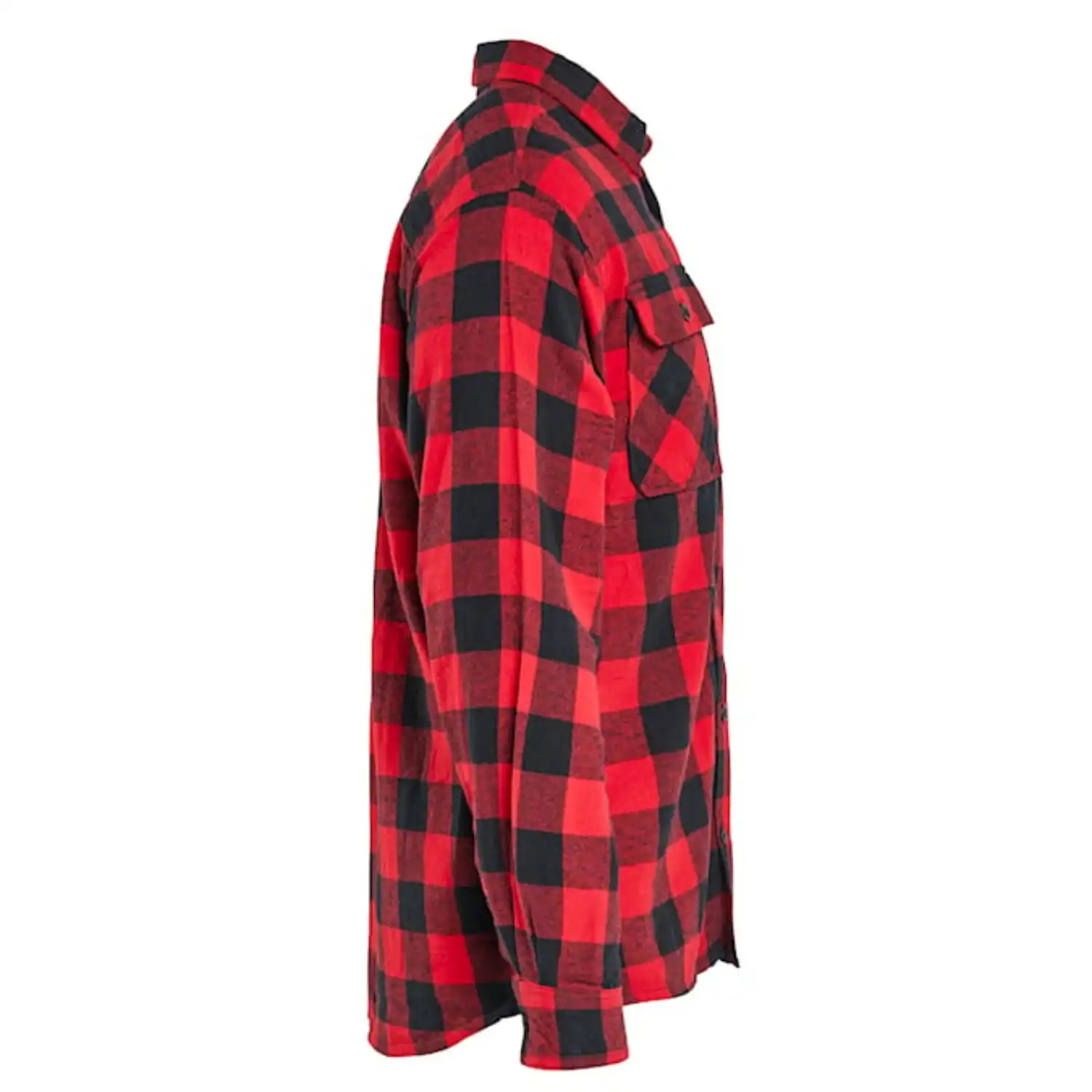 Flanellhemd "STRIKER" in rot/schwarz, M - Thumbnail 2