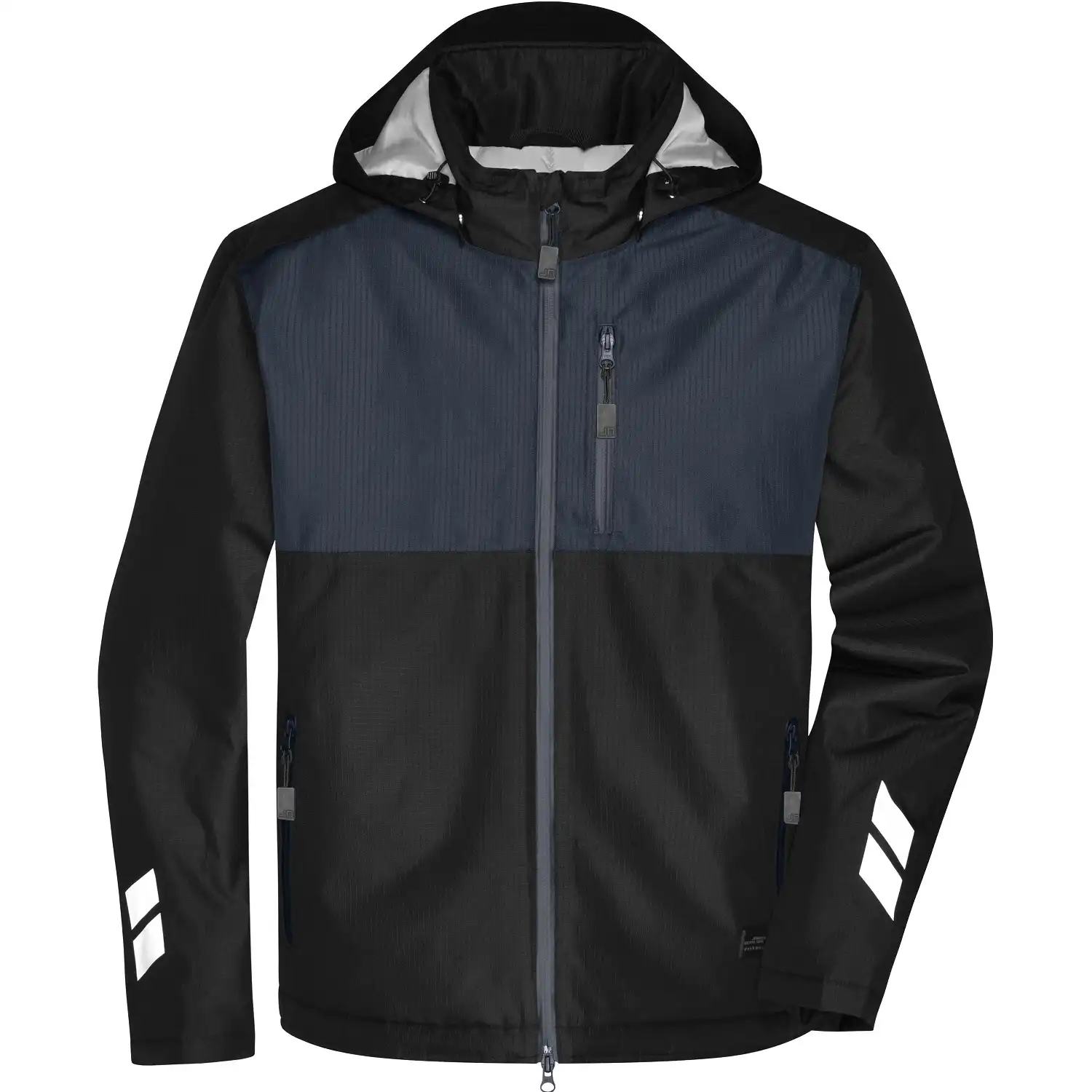 Hardshell Winterjacke "JN1815" in black/carbon, 3XL - Thumbnail 1