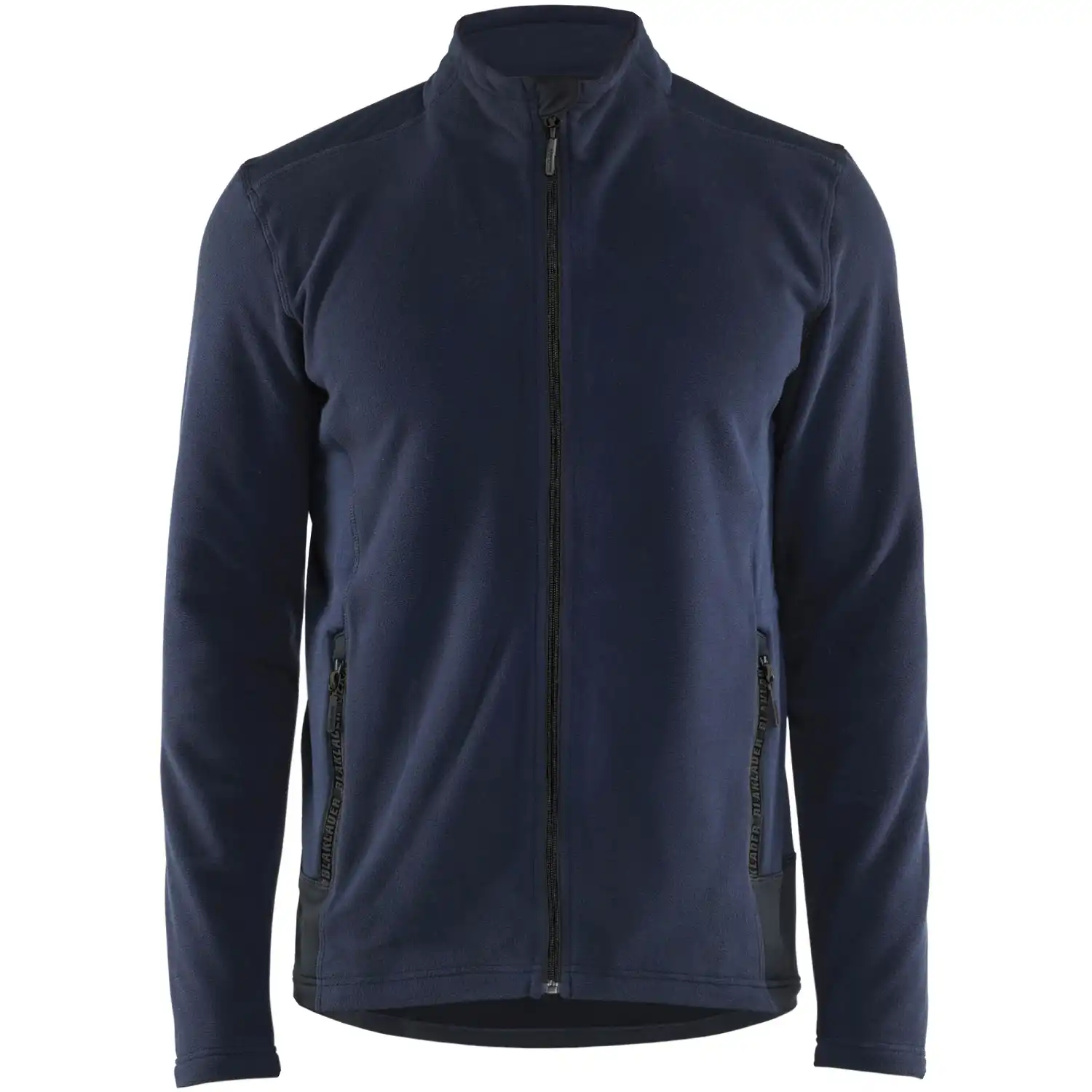 Microfleecejacke "4765" Unite in Dunkelmarine/Schwarz, L - Thumbnail 1