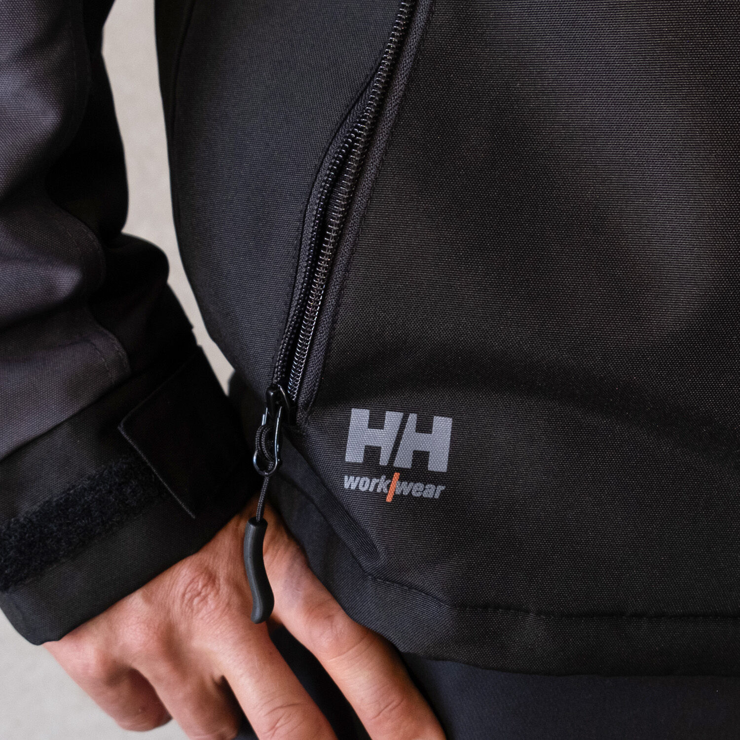 Winterjacke "BERG" in schwarz/dunkelgrau, L - Thumbnail 5