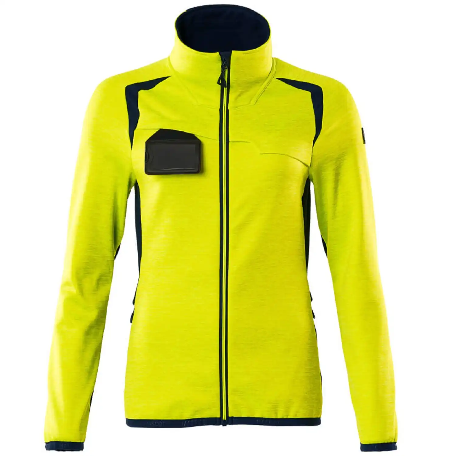 Damen Fleecejacke "ACCELERATE SAFE" in gelb/schwarzblau, L - Bild 1