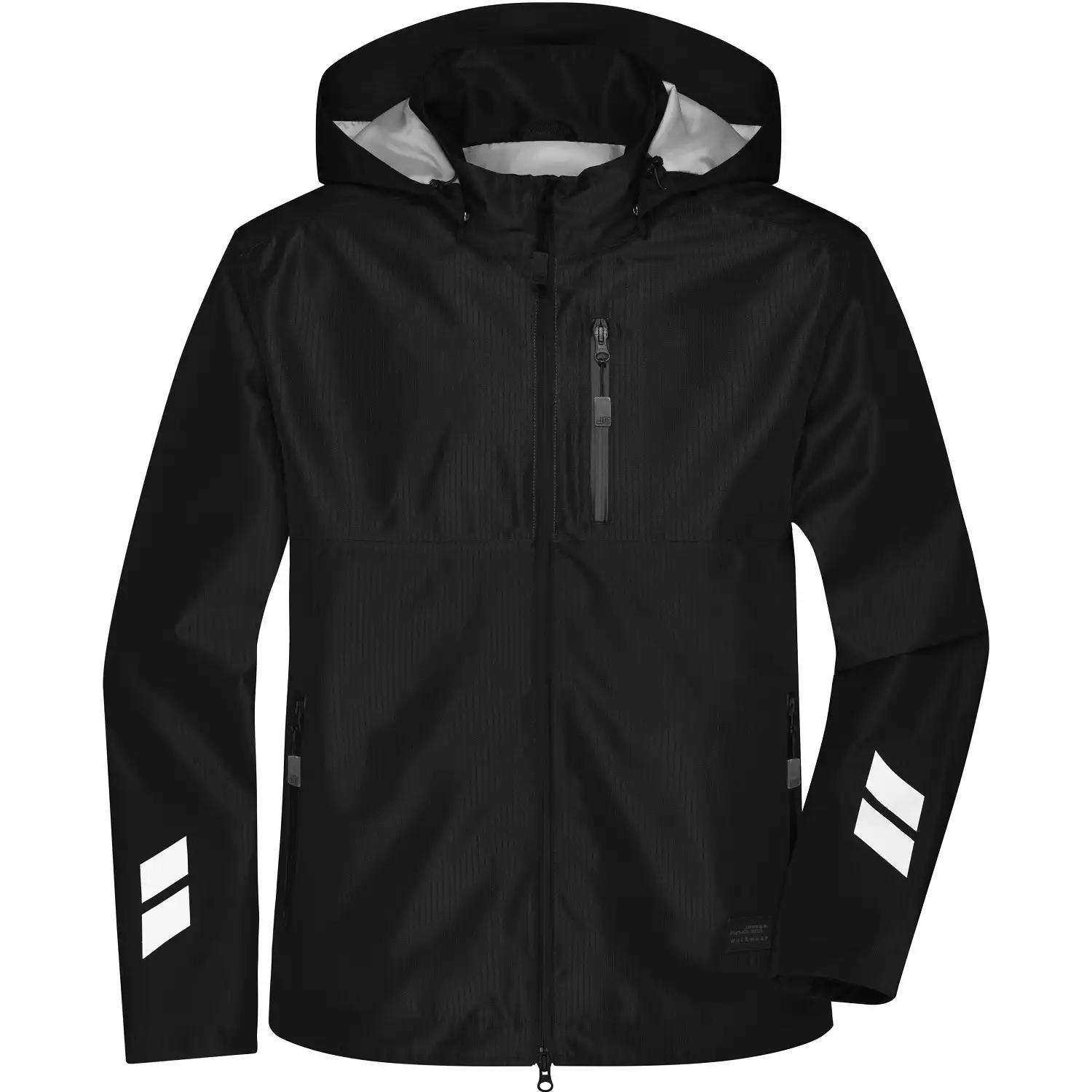 Hardshell Regenjacke "JN1814" in black, 3XL - Thumbnail 1
