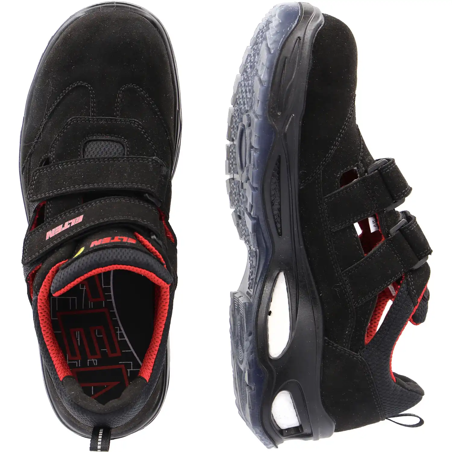 Sicherheitssandale S1 "OWEN BLACK EASY" ESD WELLMAXX in 45 - Thumbnail 2