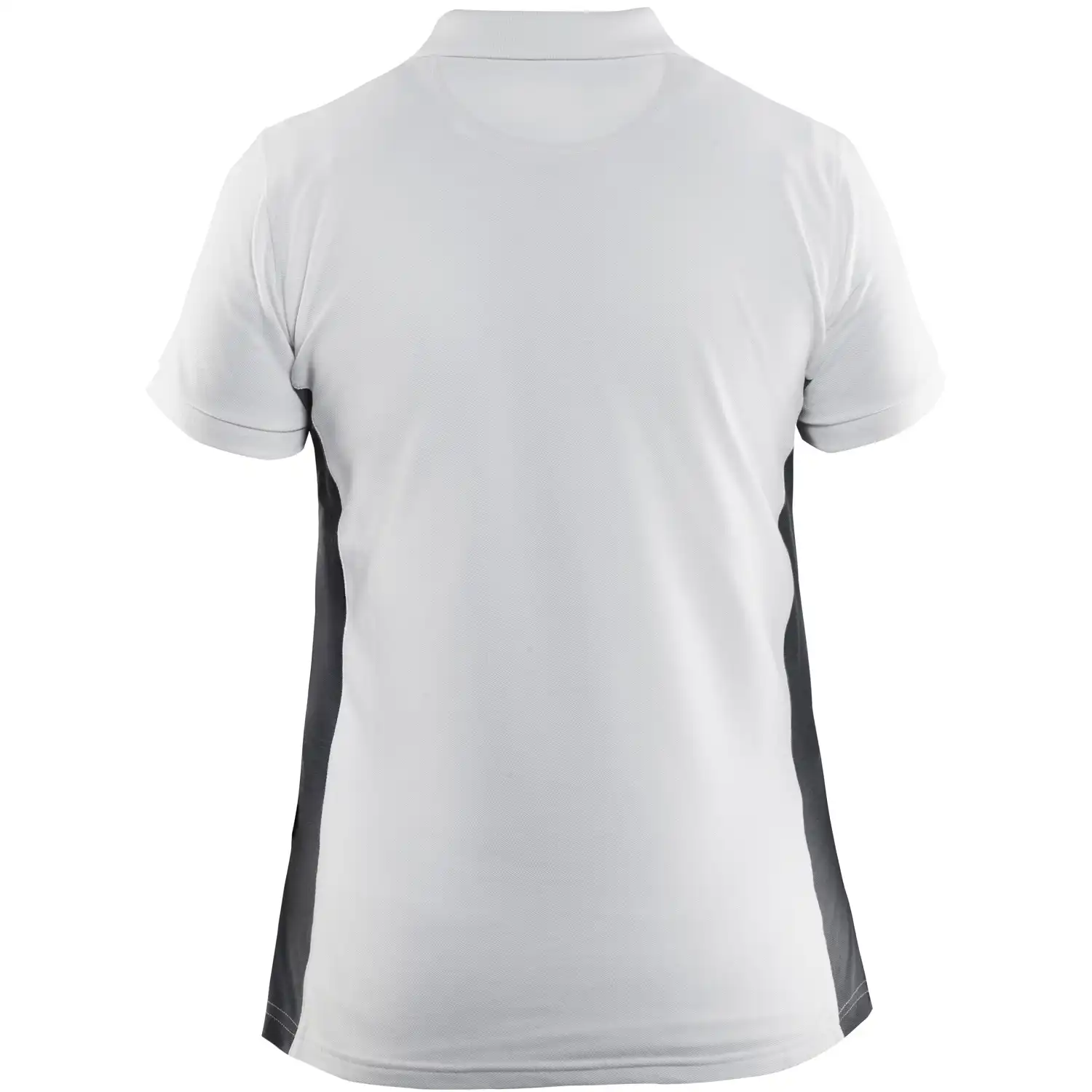 Damen Polo-Shirt "3390" in weiß/dunkelgrau, S - Thumbnail 2