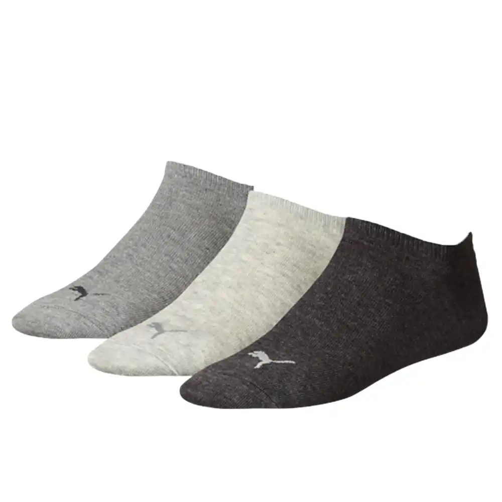 Sneakersocken "UNISEX SNEAKER PLAIN" 3-Pack in anthrazit/grau/dunkelgrau, 35/38 - Bild 1