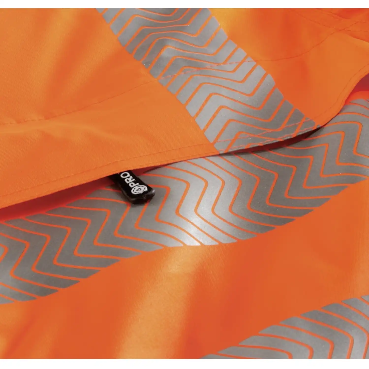 Warn- & Wetterschutzjacke "TAMPA" in leuchtorange/grau, M - Thumbnail 3