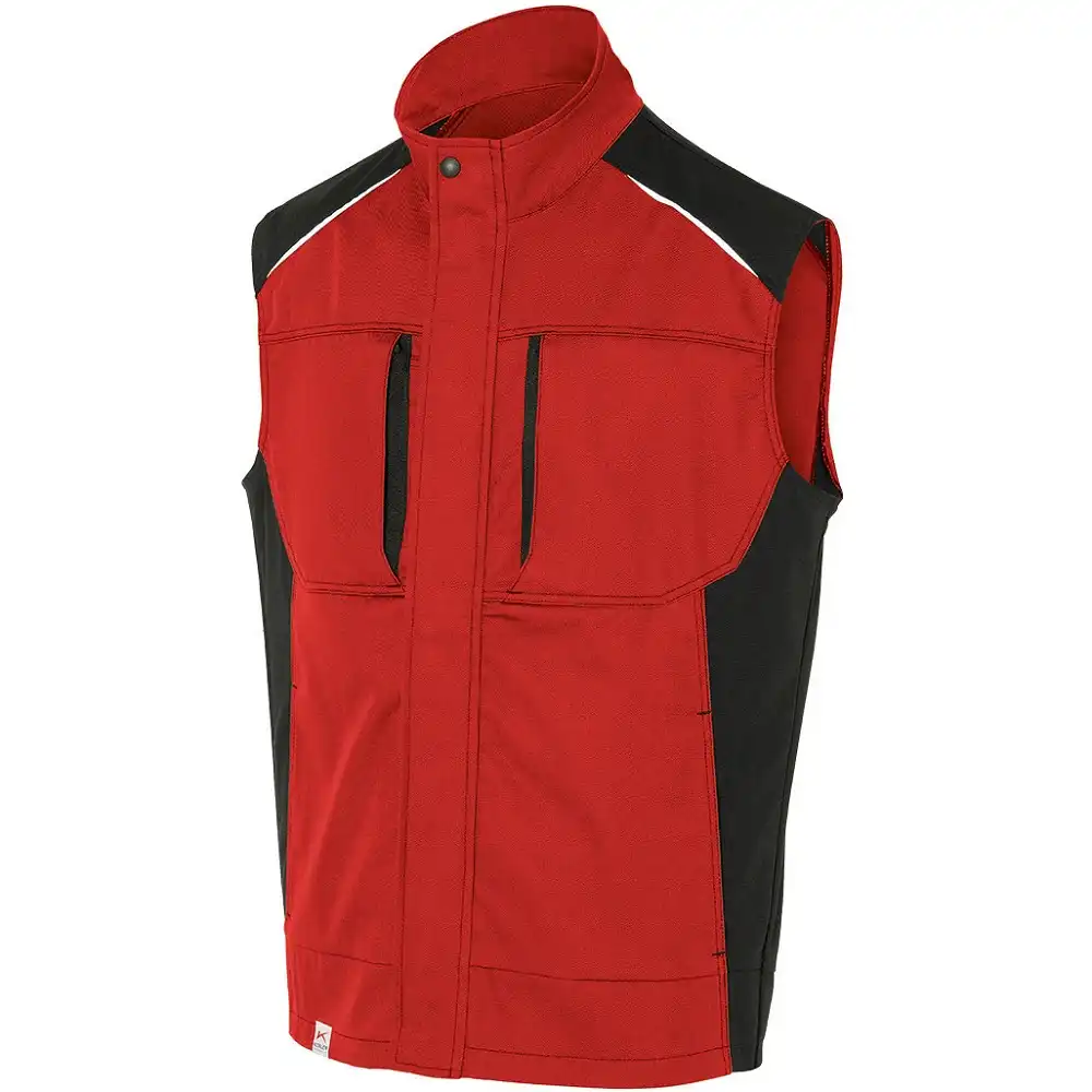 Weste "ACTIVIQ" in mittelrot/schwarz, 3XL - Thumbnail 1