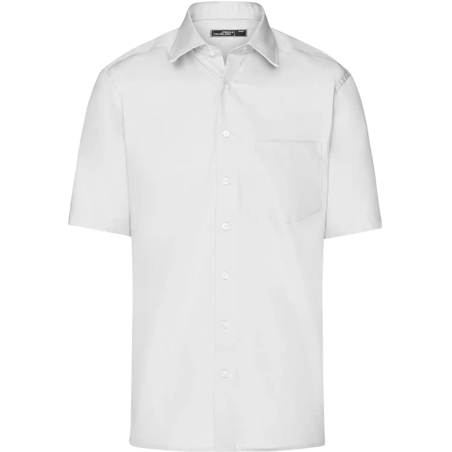 Business-Hemd kurzarm "JN607" in white, 3XL - Thumbnail 1