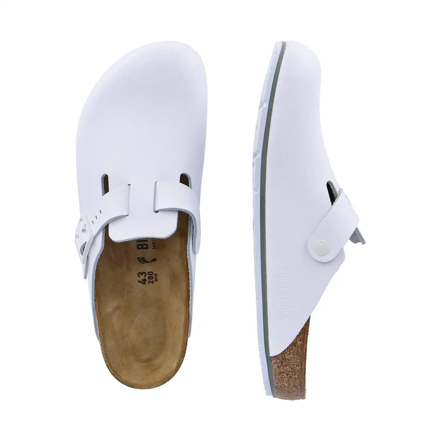 Clogs "Boston PRO" schmal weiß in 44 - Thumbnail 3