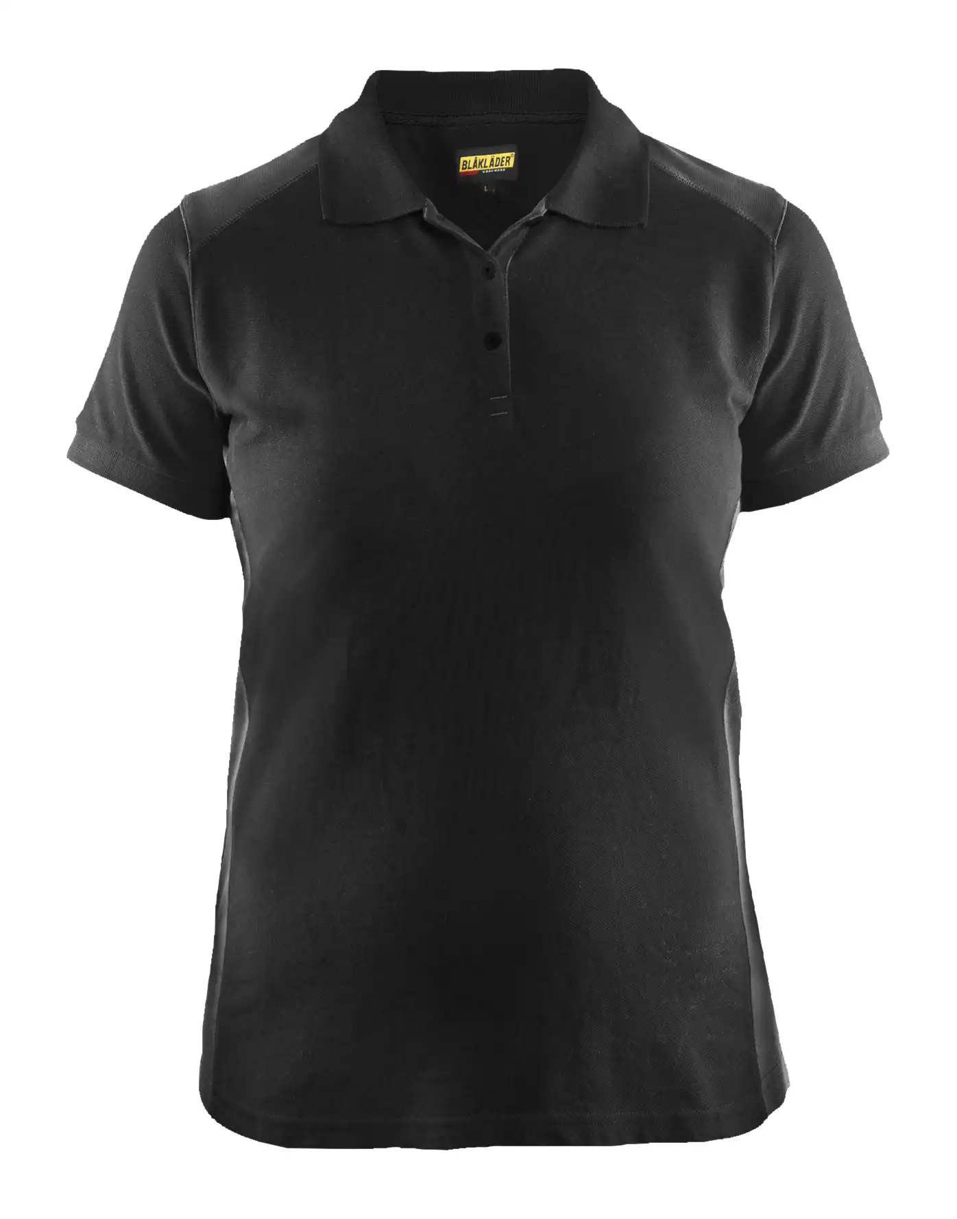 Damen Polo-Shirt "3390" in schwarz/dunkelgrau, M - Thumbnail 1